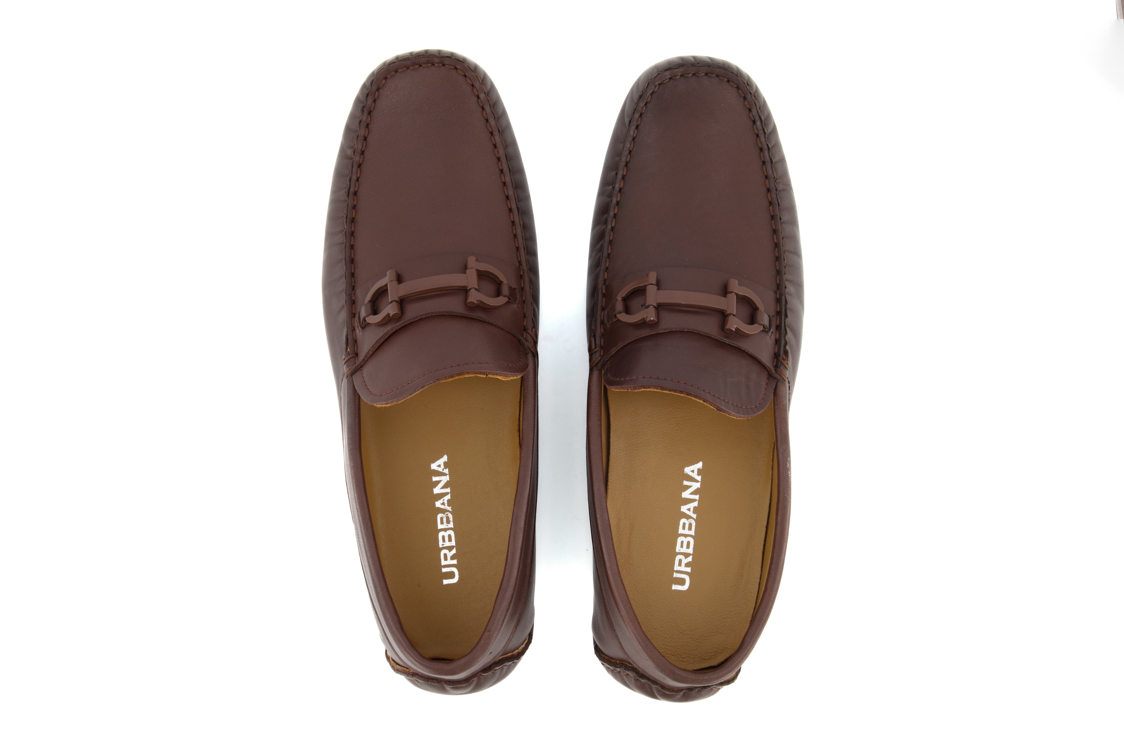 Portofino Driving Loafers - Brown - Loafers by Urbbana