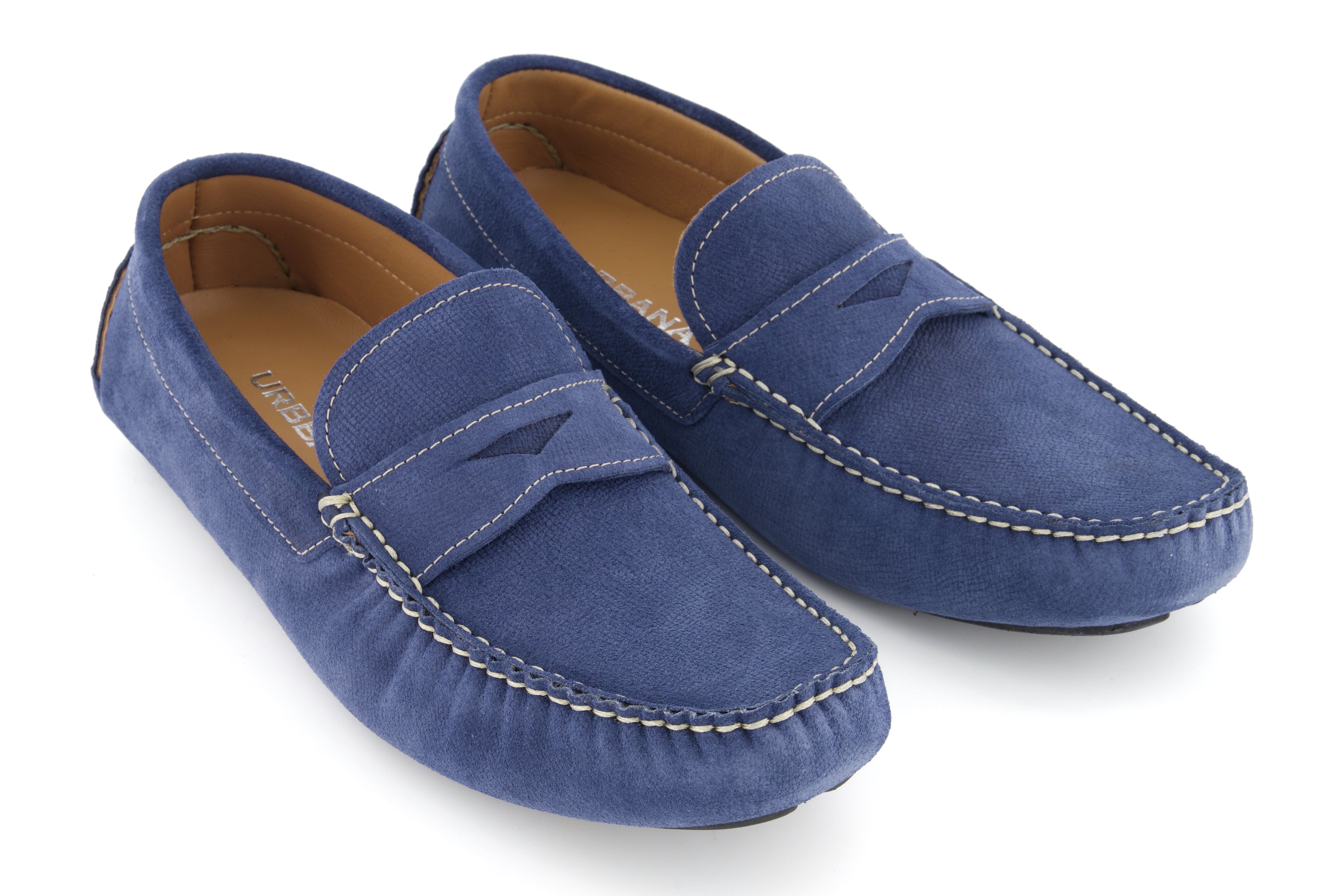 Portofino Driving loafers - Blue suede