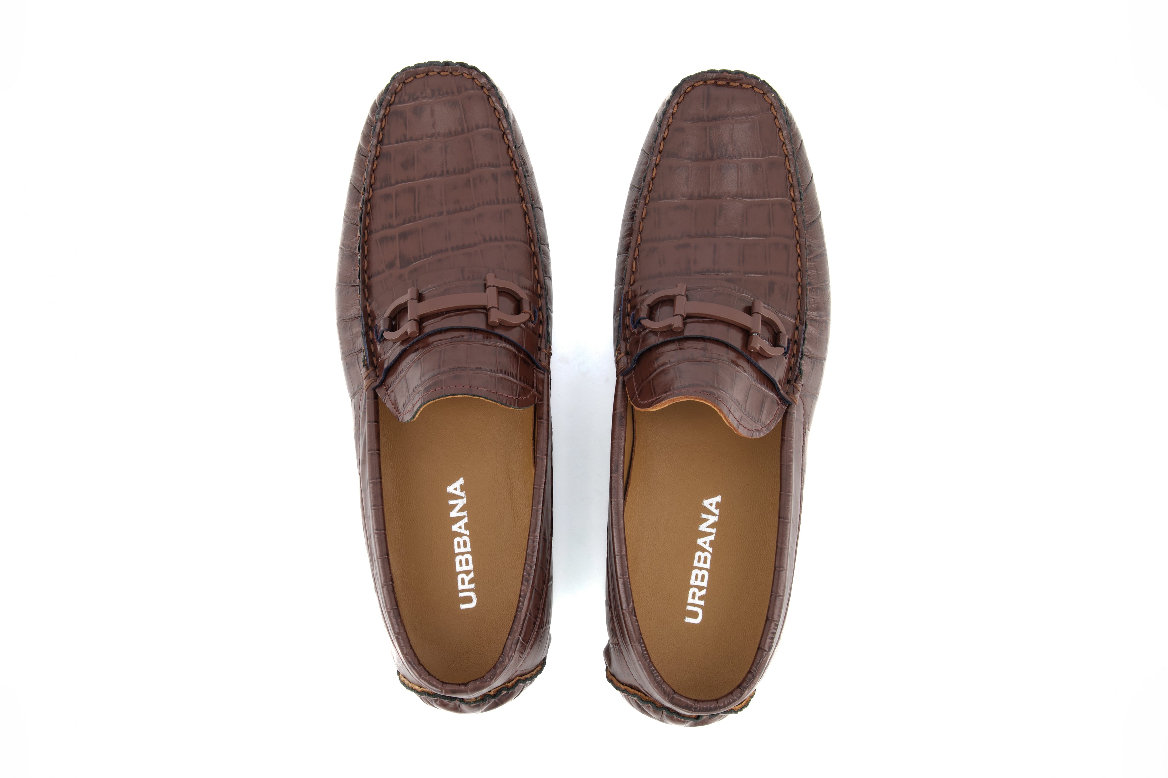 Portofino Driving Loafers - Croc - Loafers by Urbbana