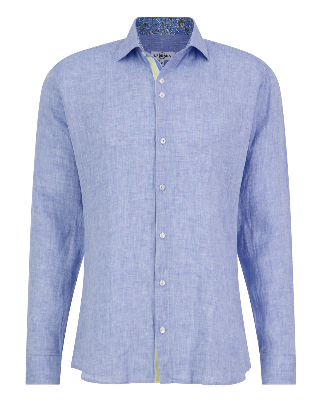 Persepolis Linen Shirt - Blue - Unique URBBANA Shirt Designs