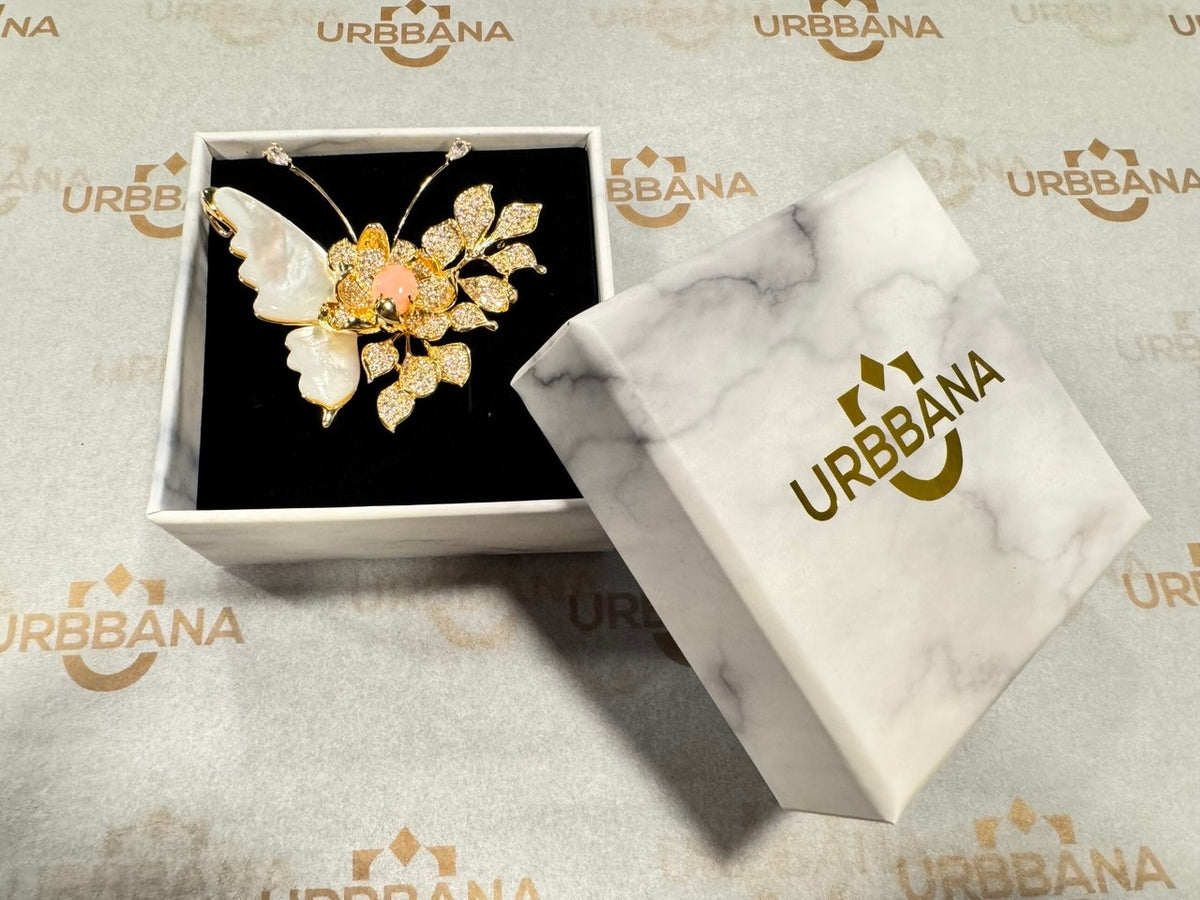 Graceful butterfly accessory with serene and artistic detailing