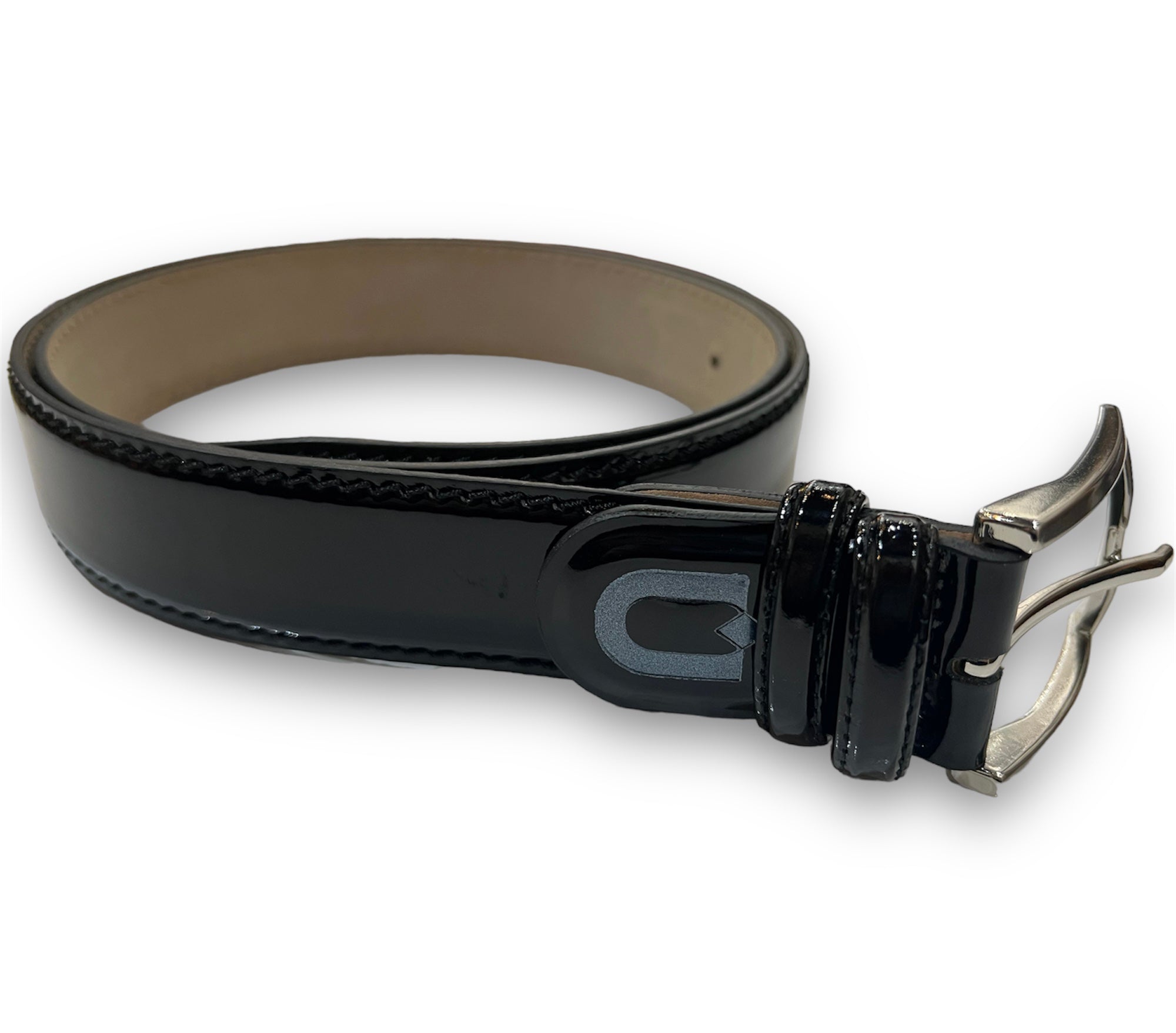 The U Belt - Bright Black