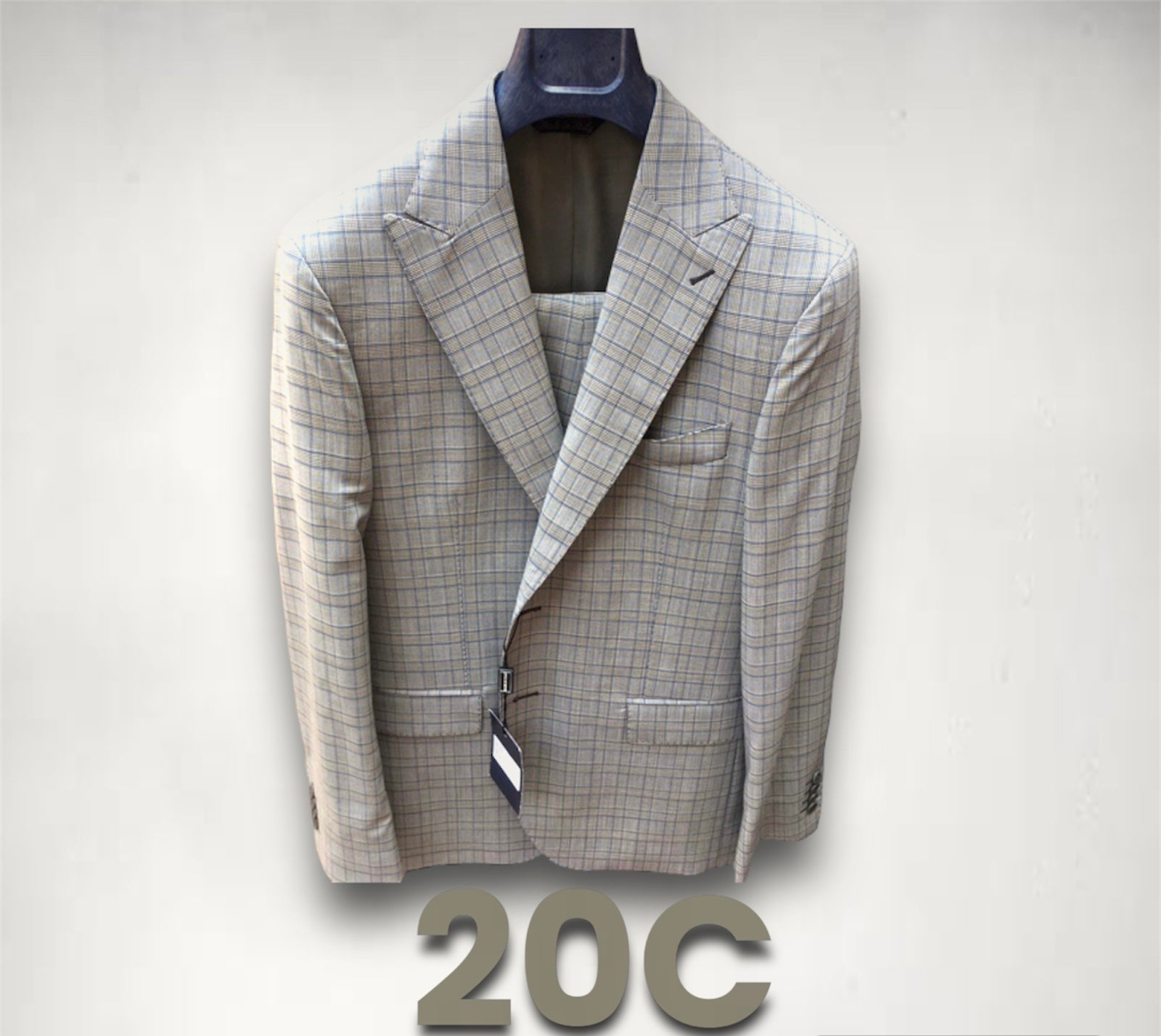 Ferruccio Zegna Cloth Suit - Grey - Made in Italy