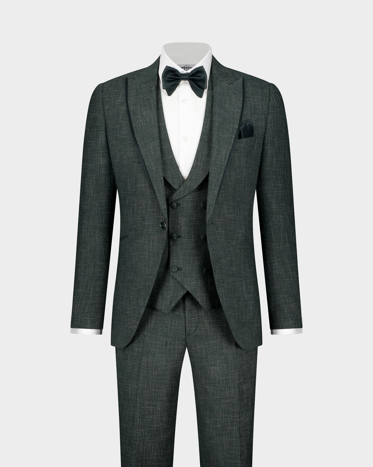 The Alkonost Emerald Ceremonial 3pc Suit - Green