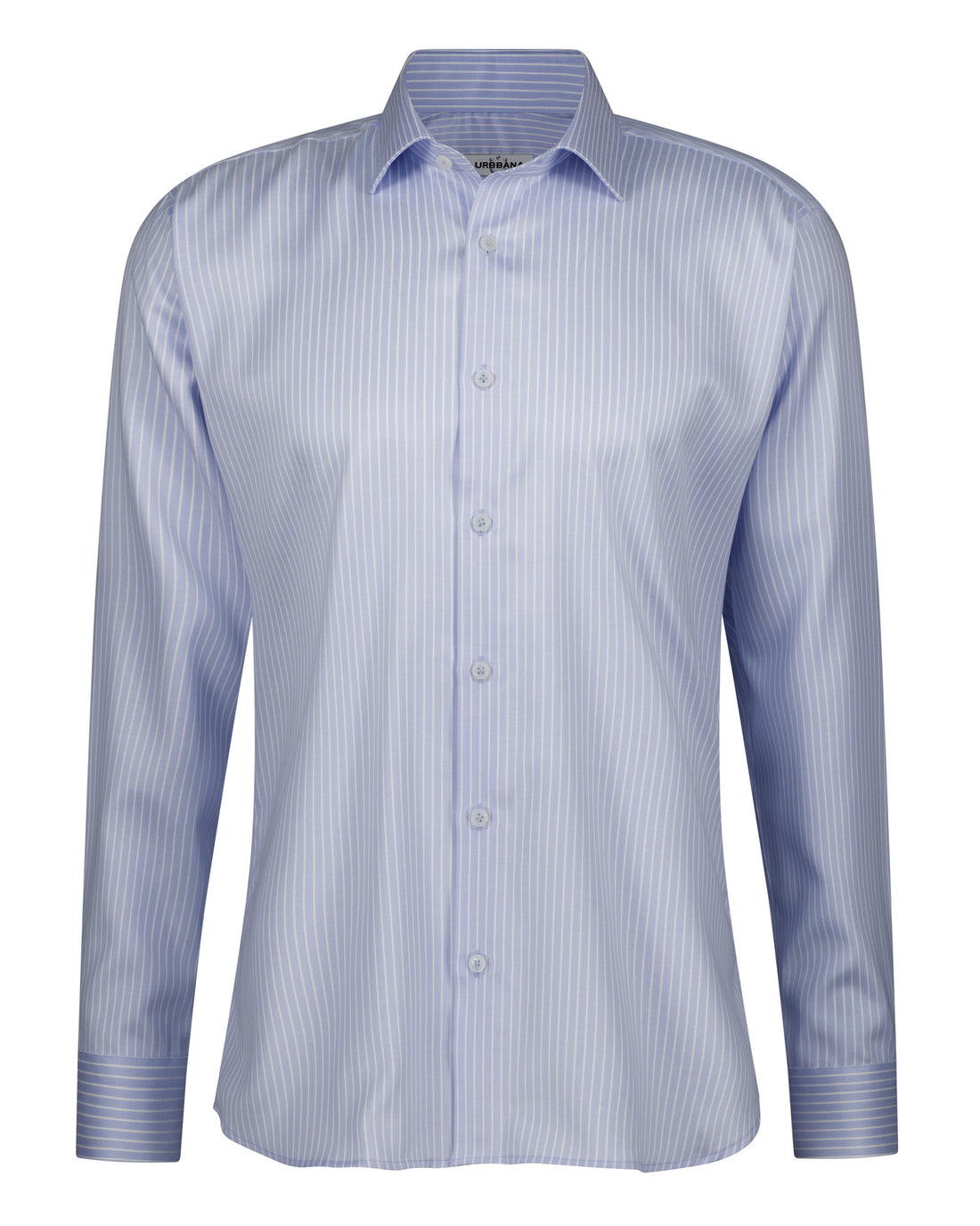 Remy Shirt Non Iron - Blue Pin Stripe - Luxury URBBANA Shirts