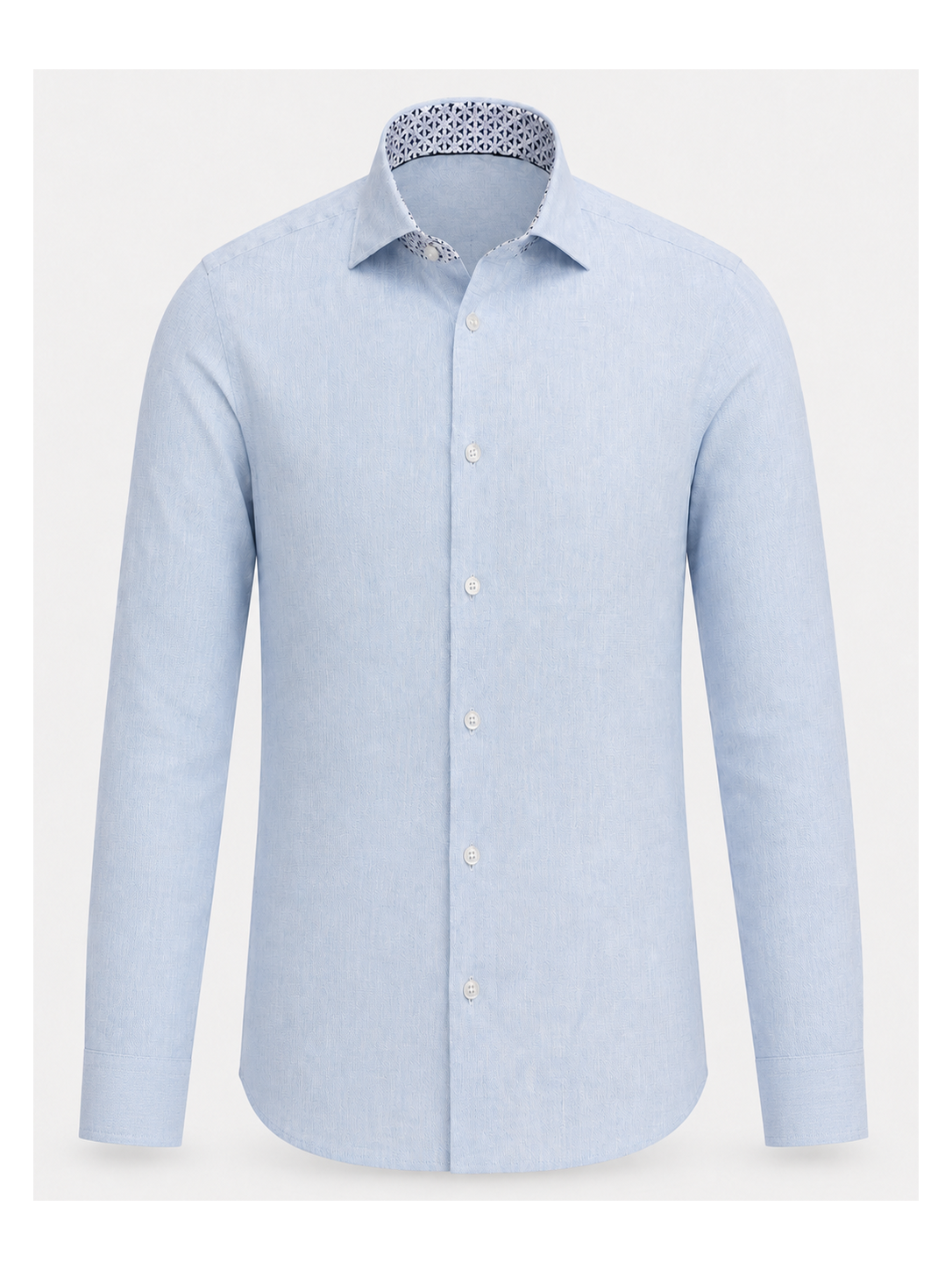 Byblos Linen Shirt Blue product image, enlarged portrait framing