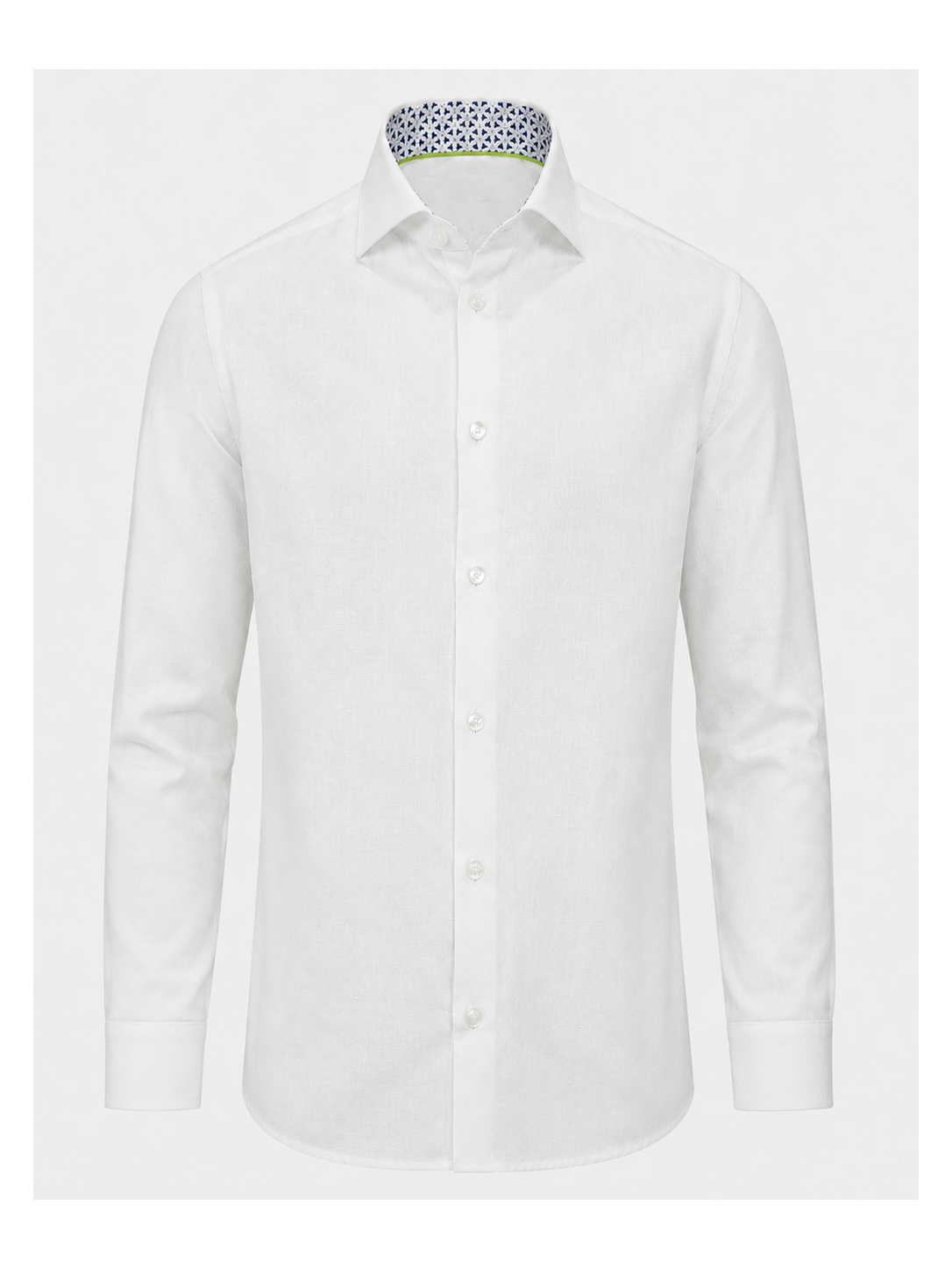 Byblos Linen Shirt White product image, enlarged portrait framing