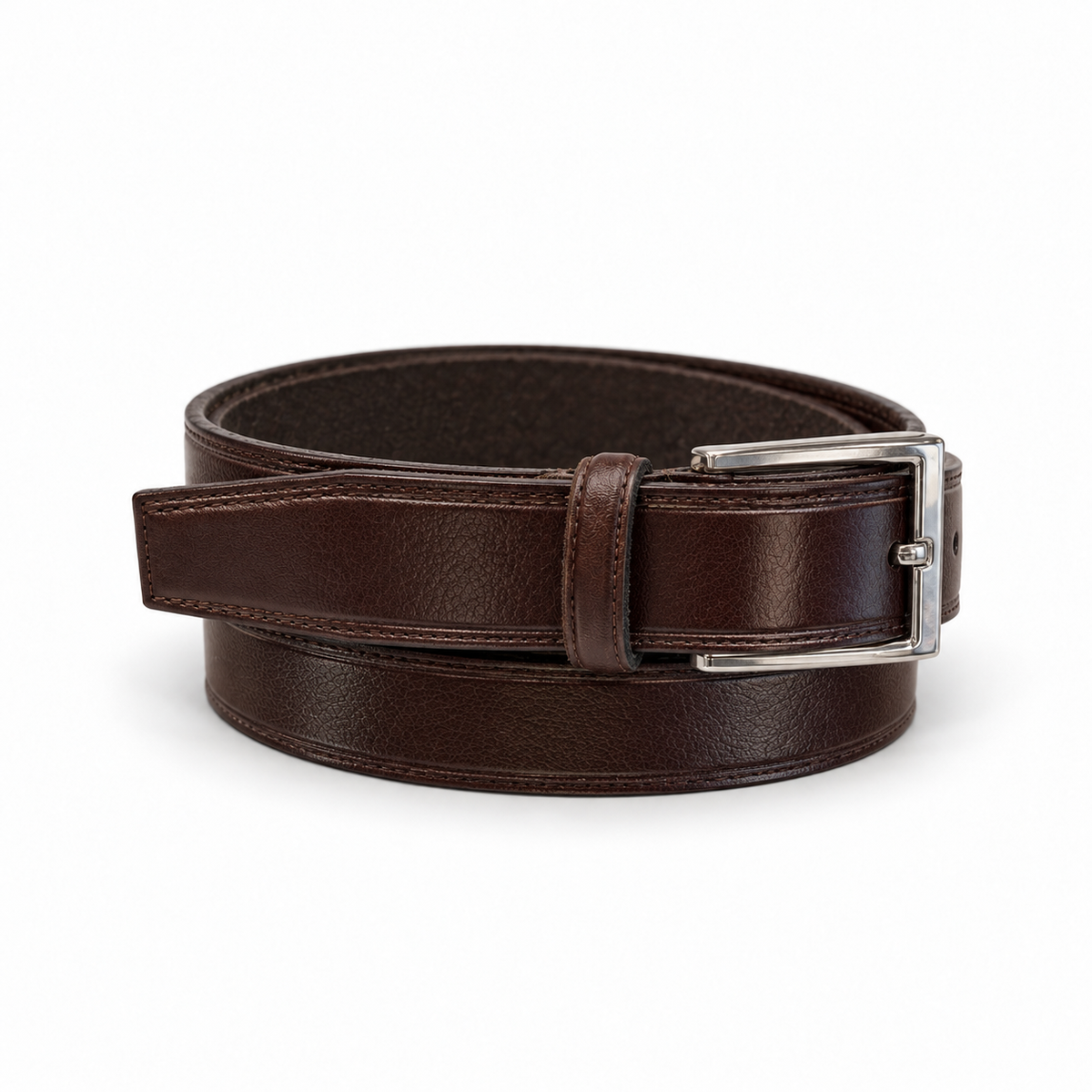 Chocolate Brown Belt — studio product view