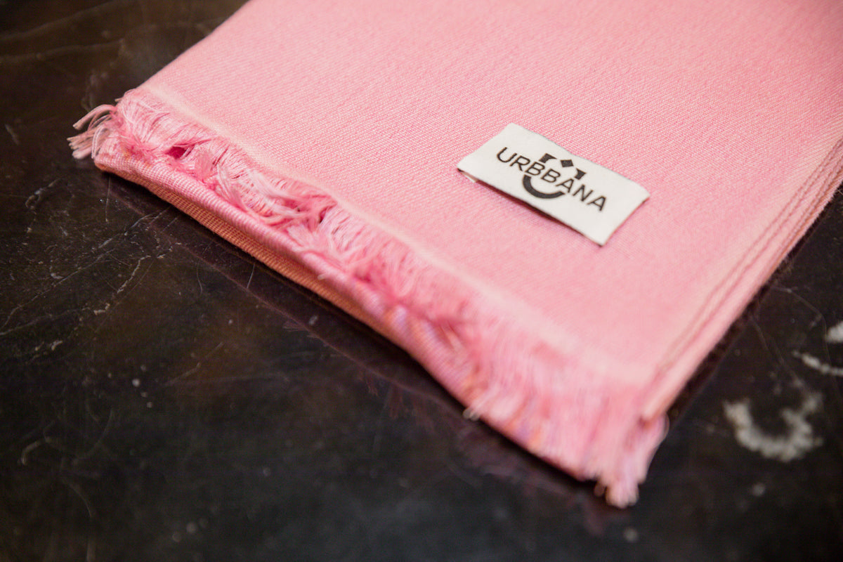 Cashmere/Silk Blend Scarf - Pink - Scarf by Urbbana