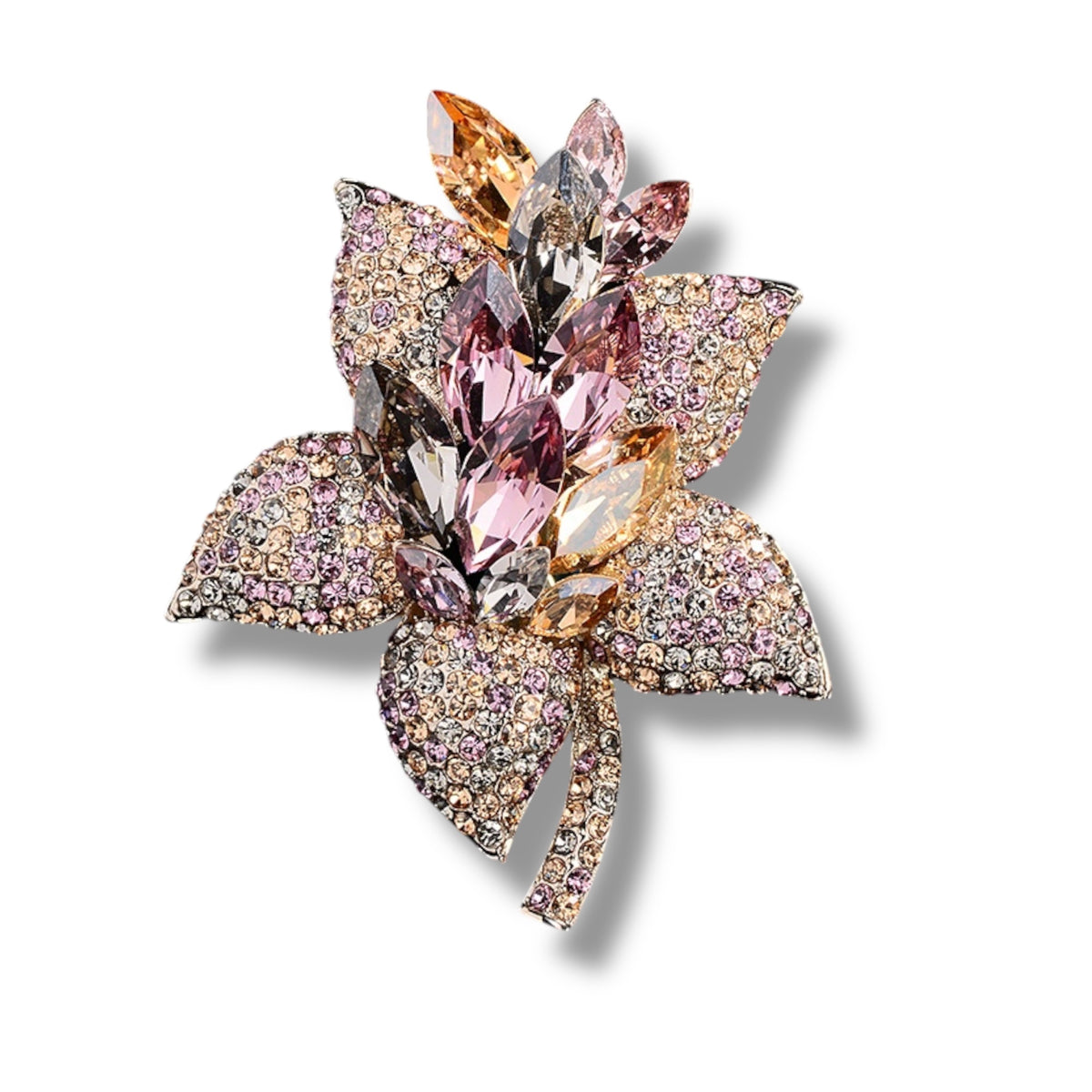 URBBANA embellished lapel pin.