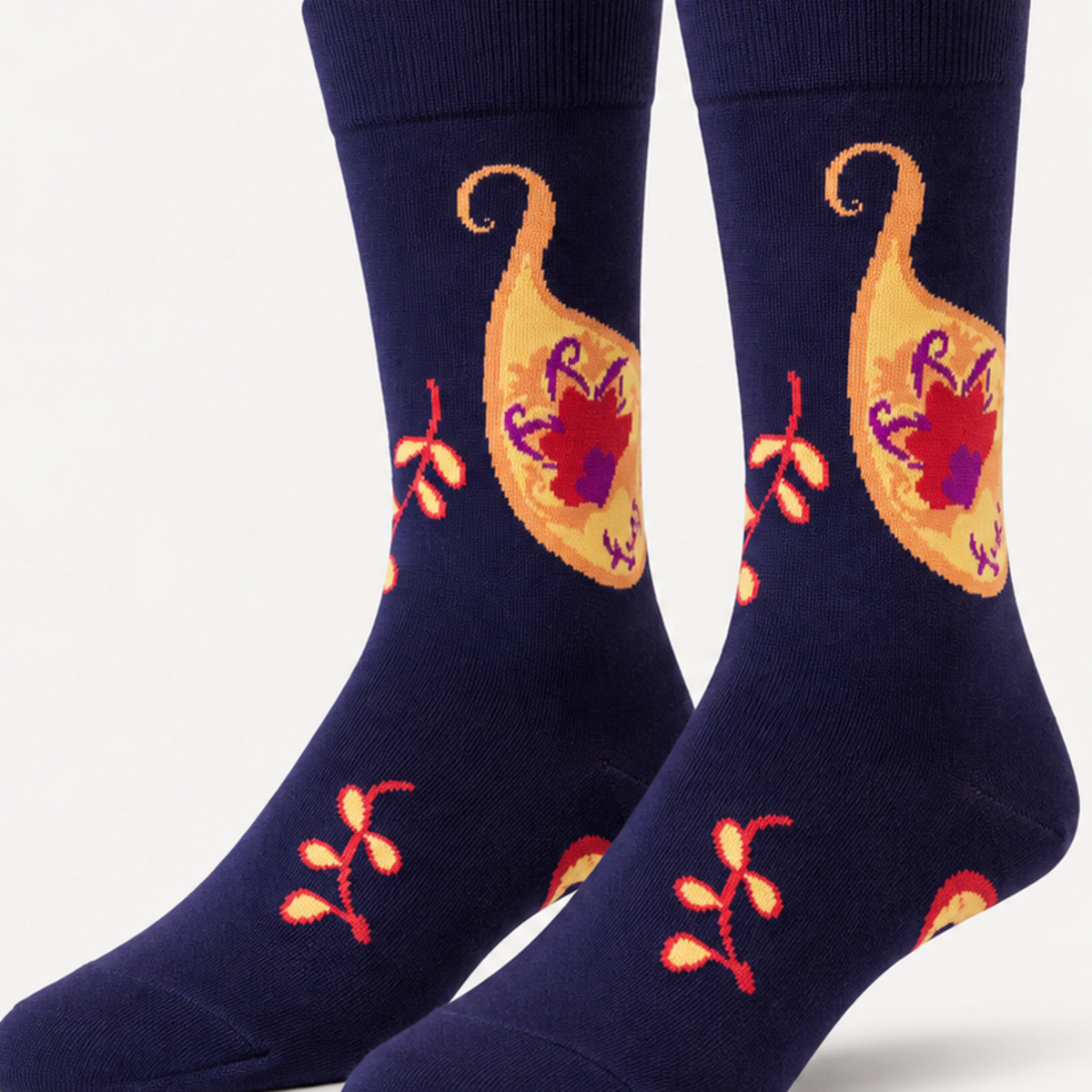 Detail view of Gatsby dress socks by URBBANA