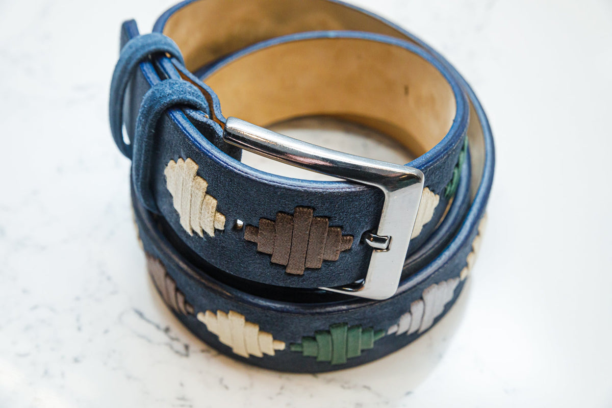 The Vincenzo Diamond Belt — original alternate angle