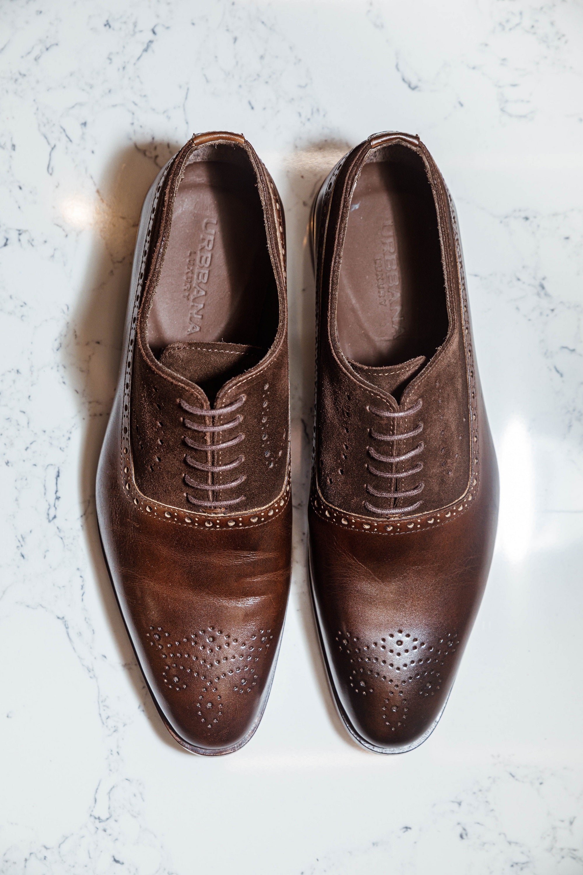 Fuente Shoes - Brown - Durable - Shiny