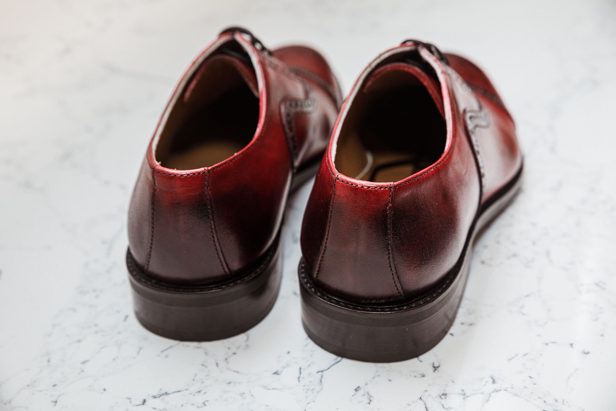 Burgundy Brogues - Brogues by Urbbana