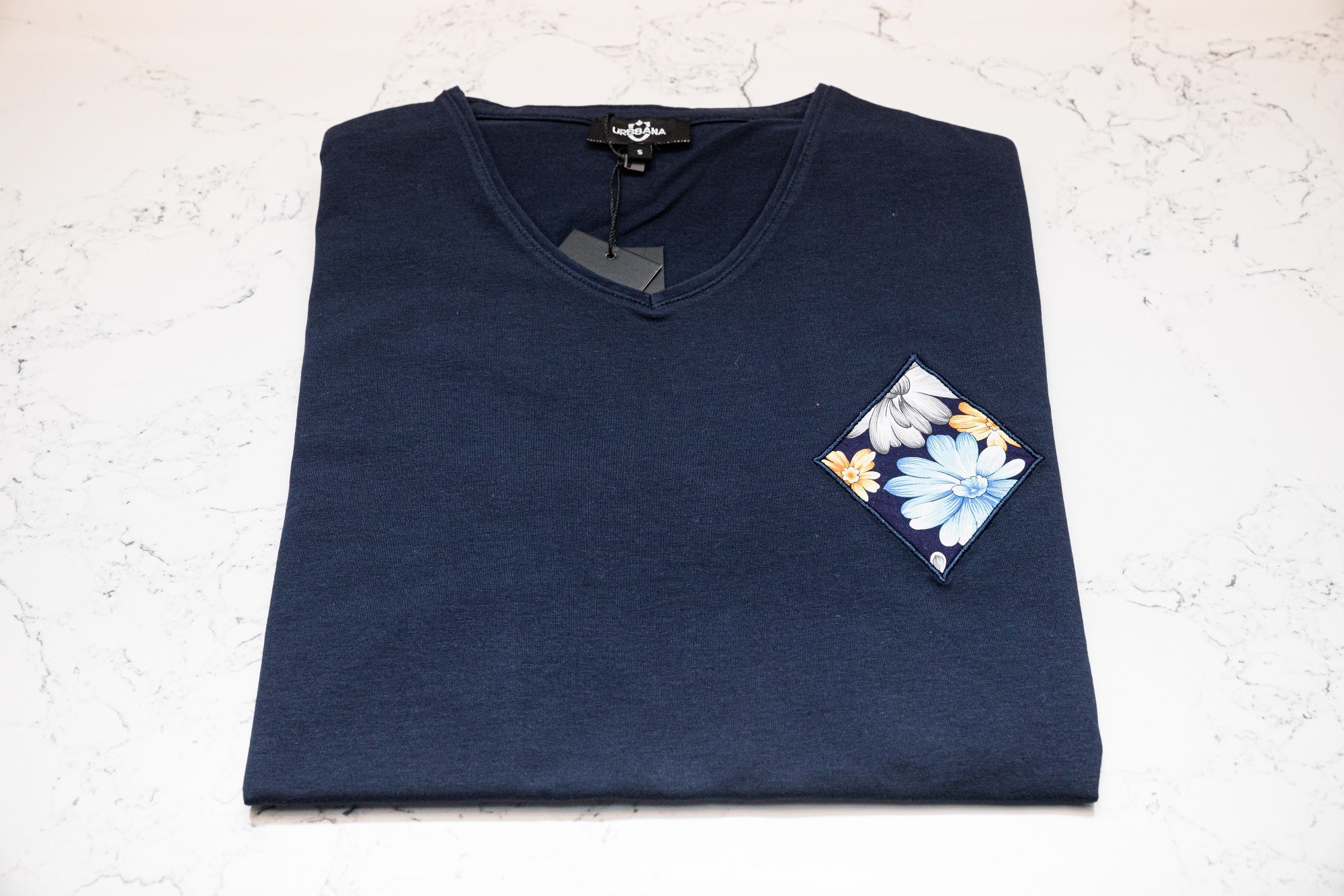The Diamond T-Shirt - Navy - t-shirt by Urbbana