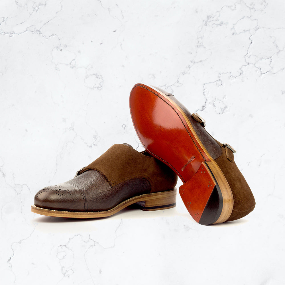 Double Monk - Dress II - Stylish Leather Shoes by Urbbana