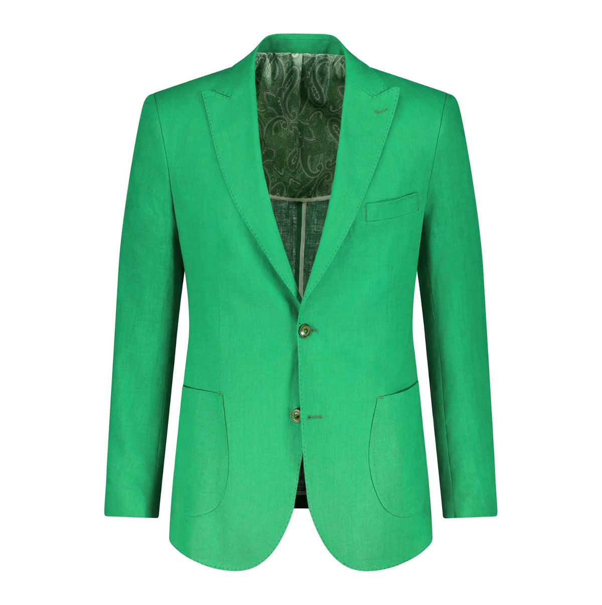 The Mint Linen Jacket - Classic Men's Formal Jacket