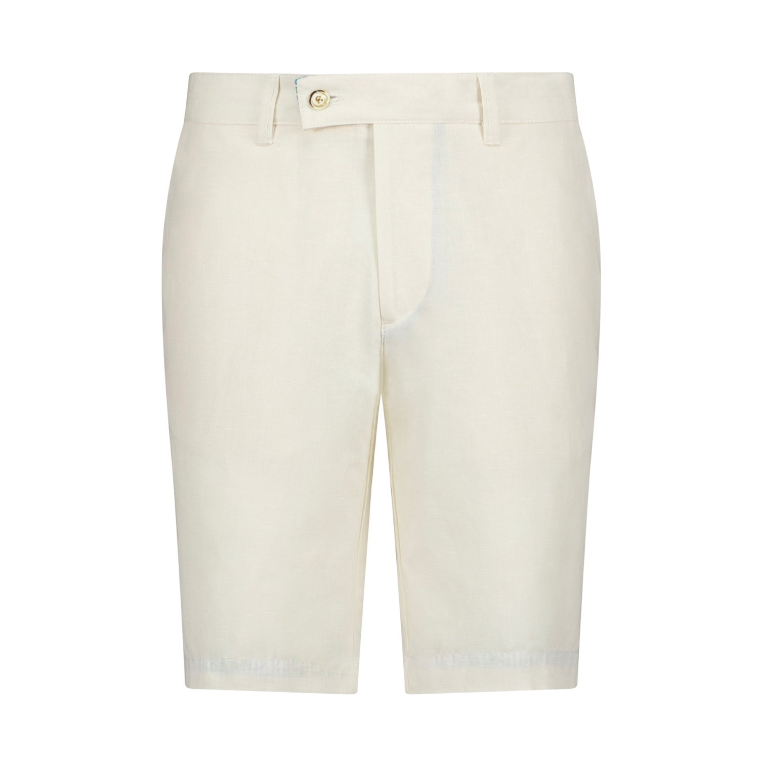 The Dante Linen Shorts - White - URBBANA Luxury Handmade Linen Shorts
