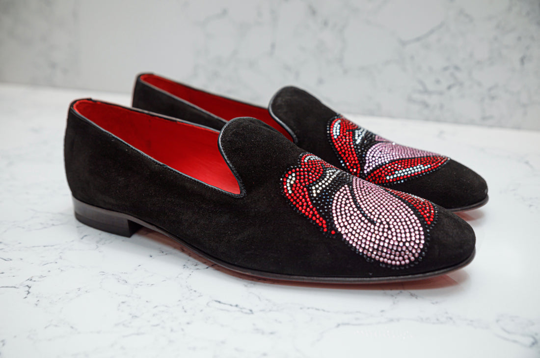 The Pink Tongue Diamond Loafers - Loafers by Urbbana