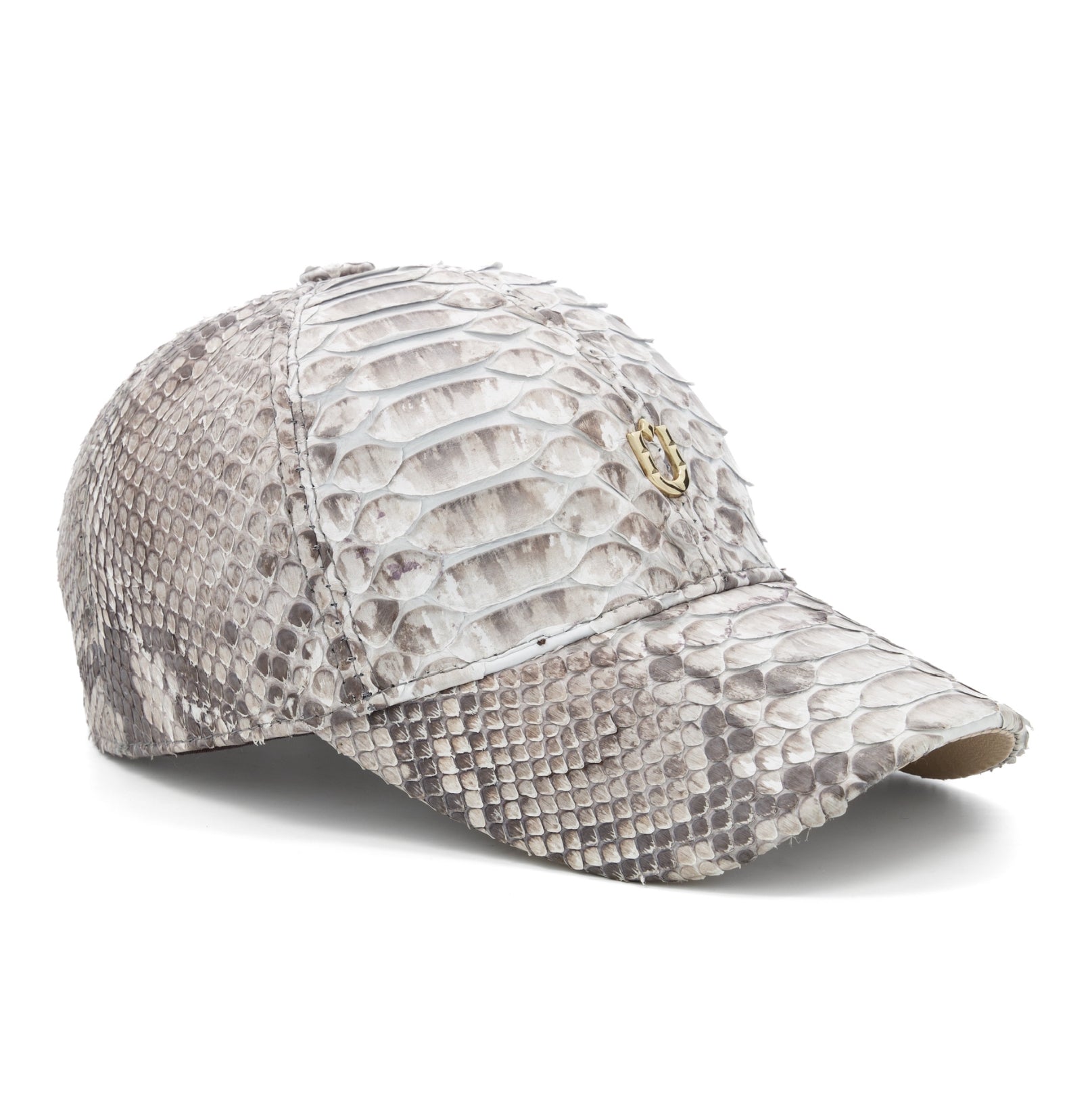 Nuno Python Skin Cap - White