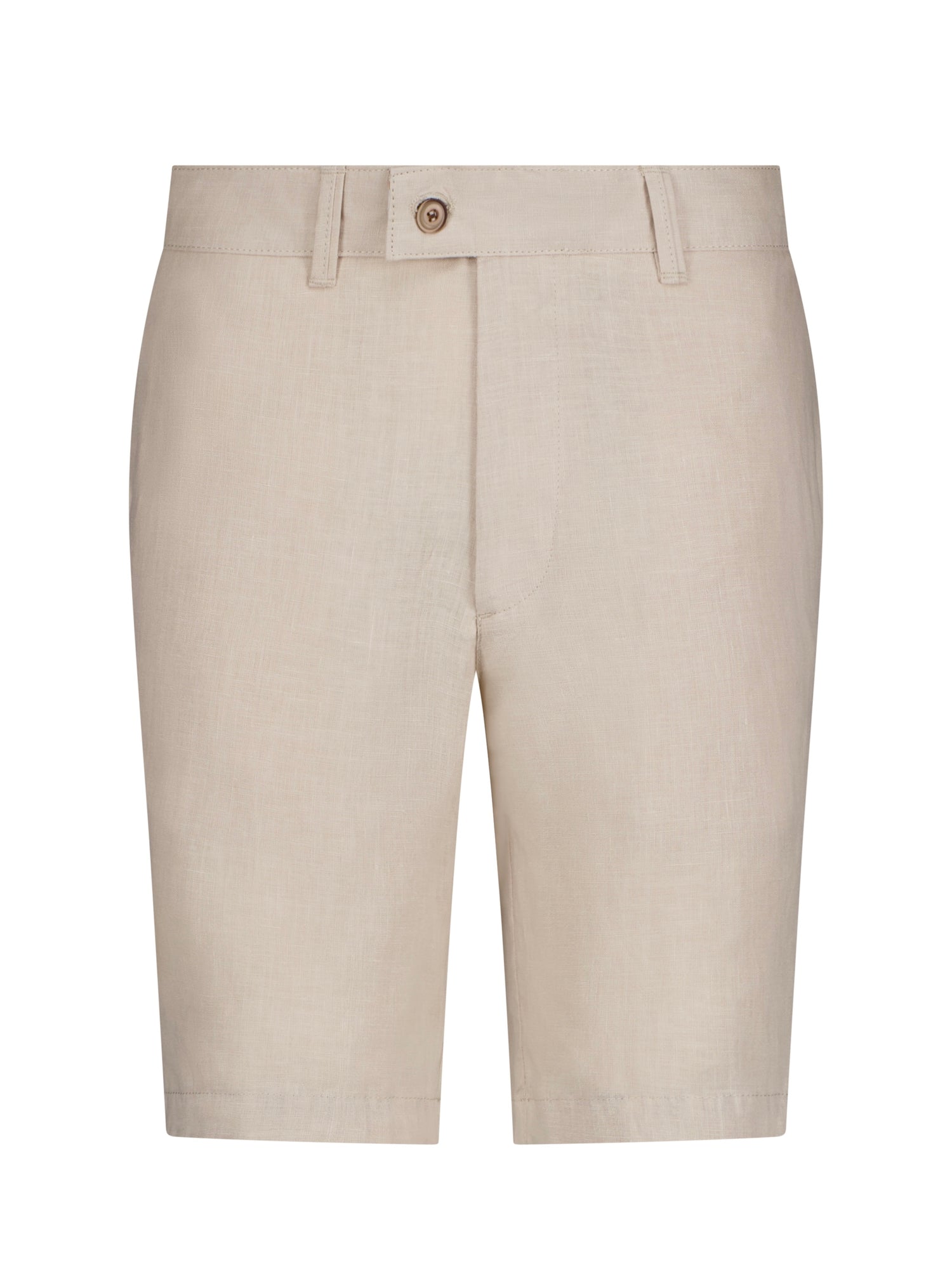 The Nuno Linen Shorts - Beige - URBBANA Luxury Handmade Linen Shorts