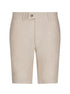 The Nuno Linen Shorts - Beige -  by Urbbana