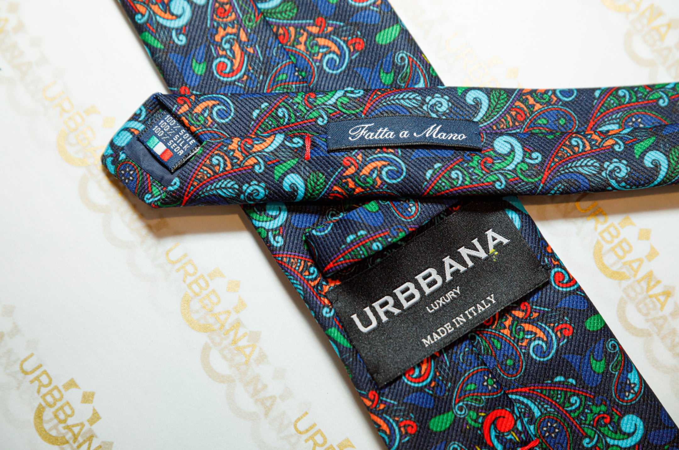The Leno Silk Tie - Made in Italy - by Urbbana