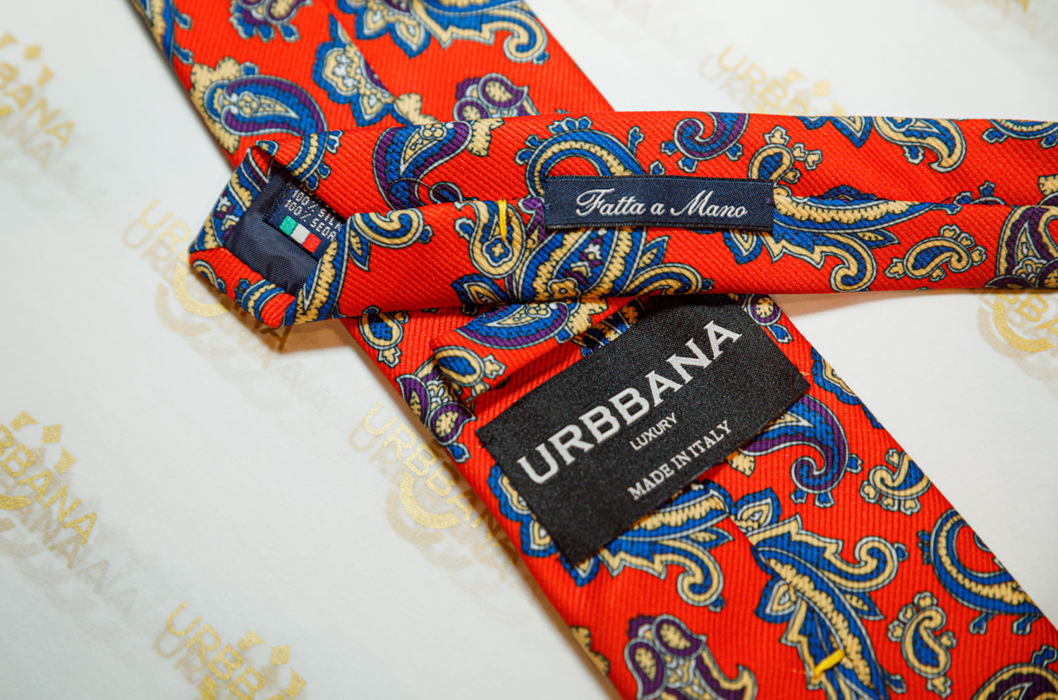 The Jeffs Silk Tie - Made in Italy - by Urbbana
