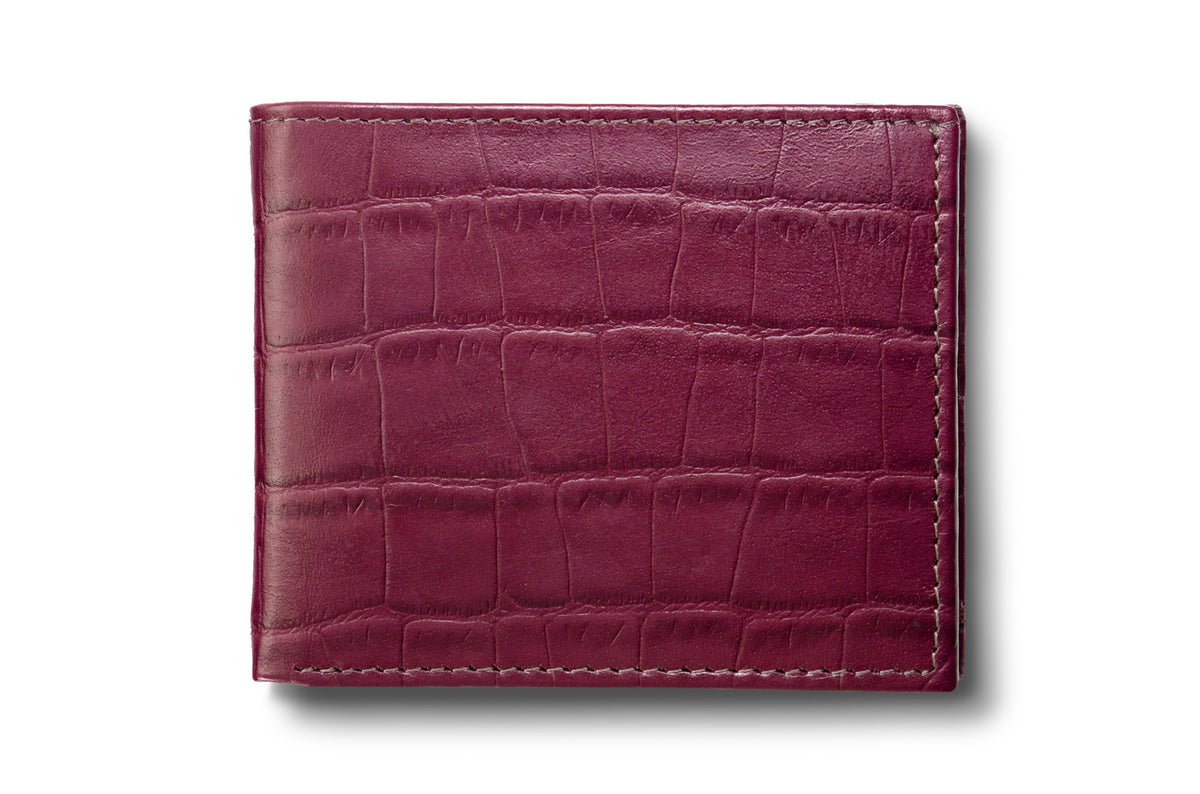 The Sarri Wallet - Burgundy - URBBANA Luxury Wallet Collection