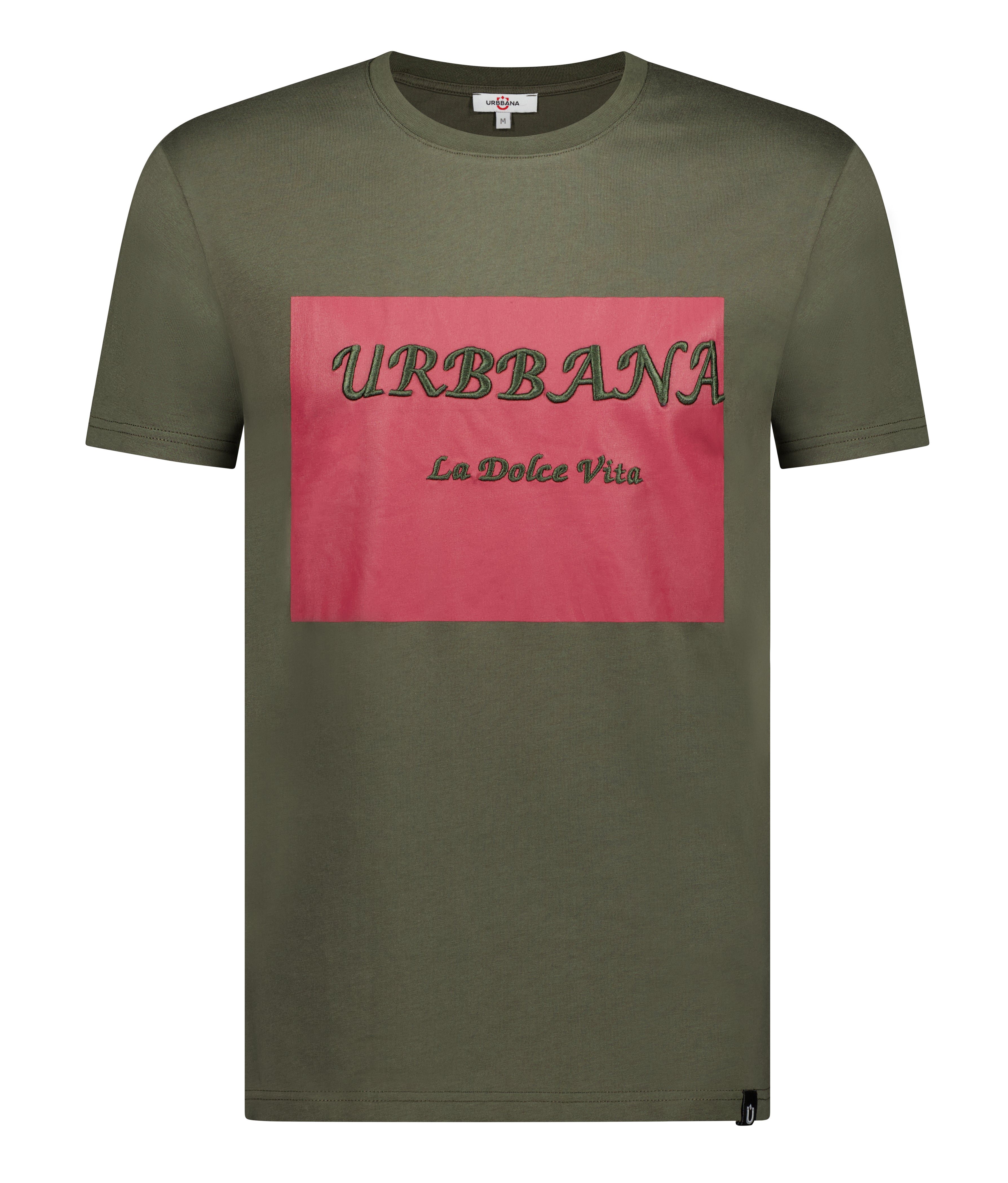 La Dolce Vita Flag T-shirt - Army Green - t-shirt by Urbbana