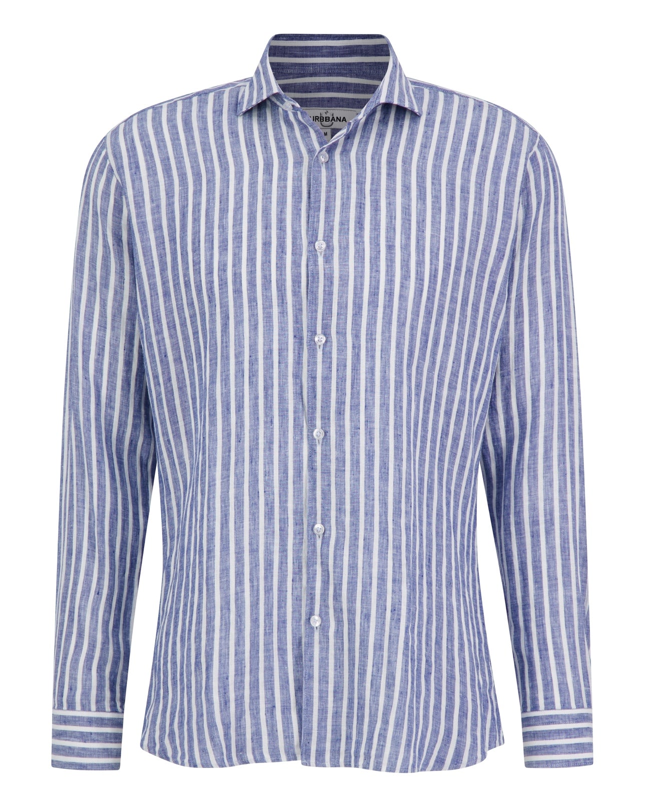 Portofino Linen Shirt - Blue Stripe