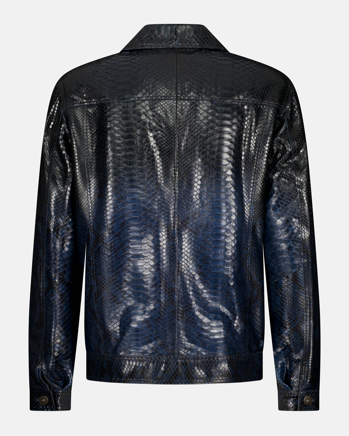 Python Leather Jacket- handmade- Urbbana