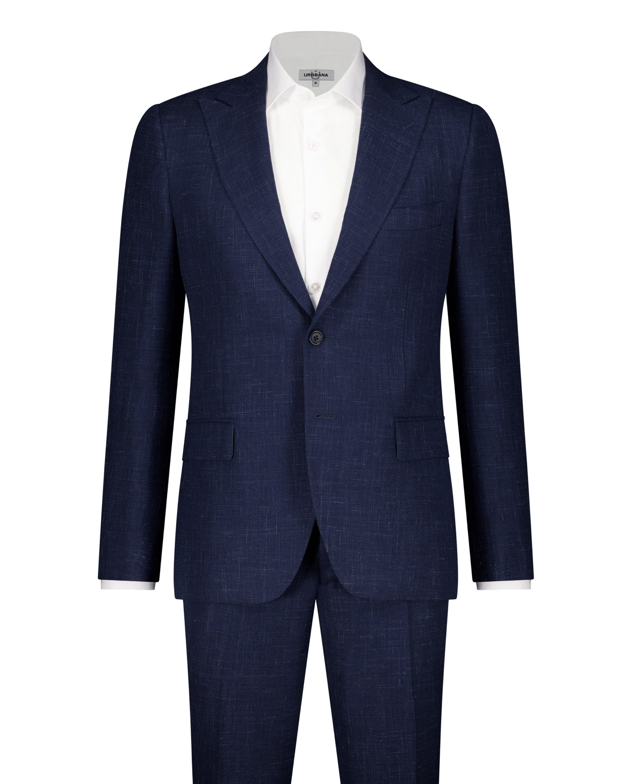 Marcus Loro Piana Linen Cloth Suit - Navy Check - Made In Italy