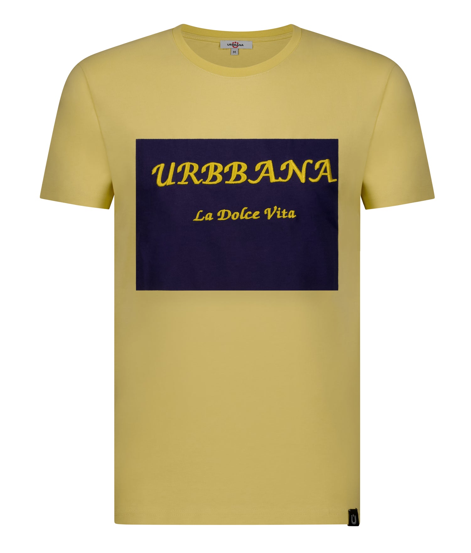 La Dolce Vita Flag T-shirt - Yellow - by Urbbana