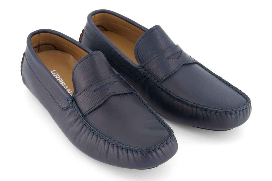Portofino Driving Loafers - Blue - URBBANA Luxury Loafers