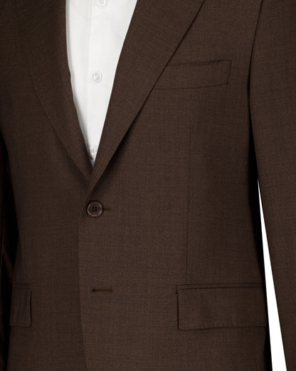 Bocelli Zegna Cloth Suit - Brown - Made in Italy
