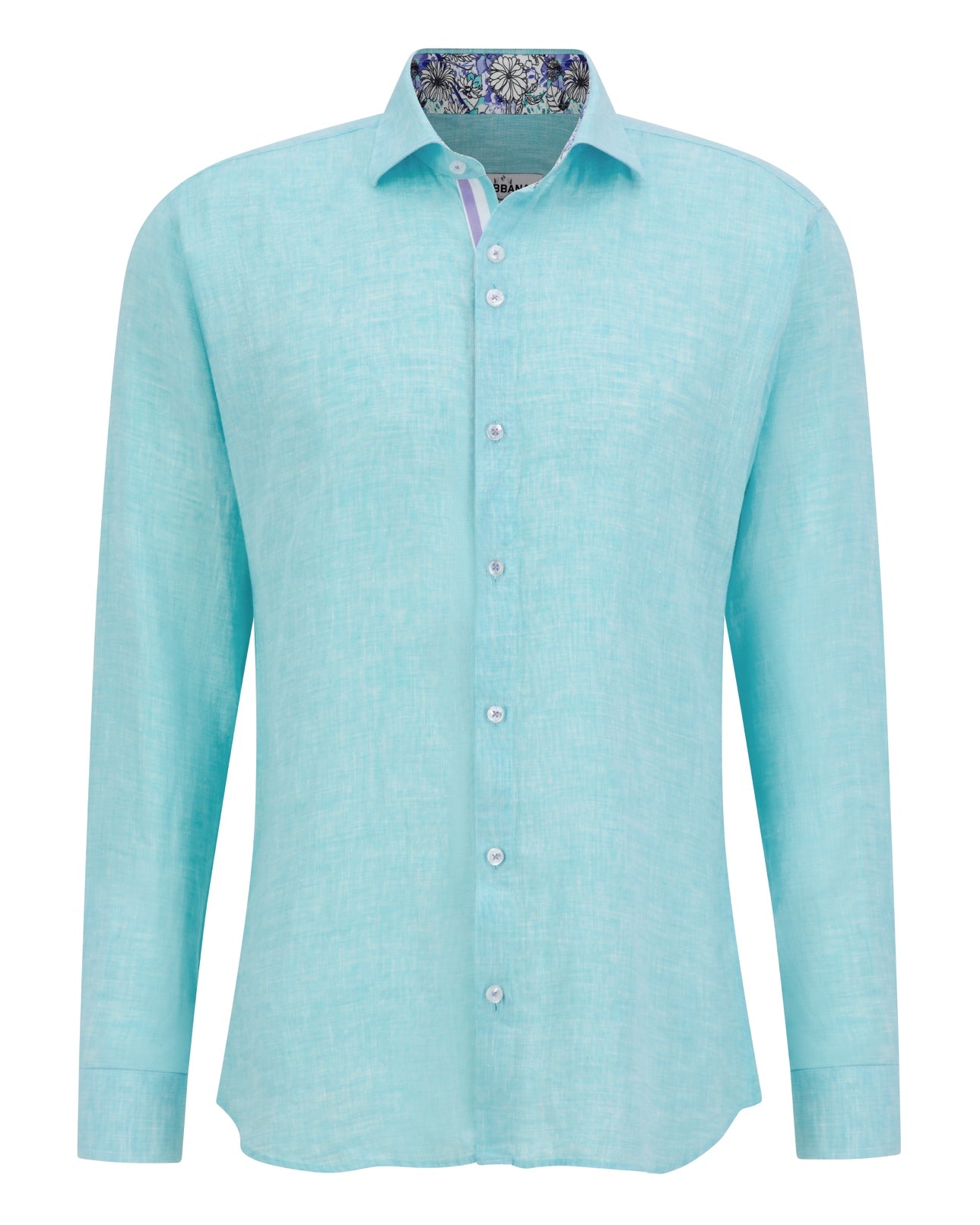 Persepolis Linen Shirt - Turquoise