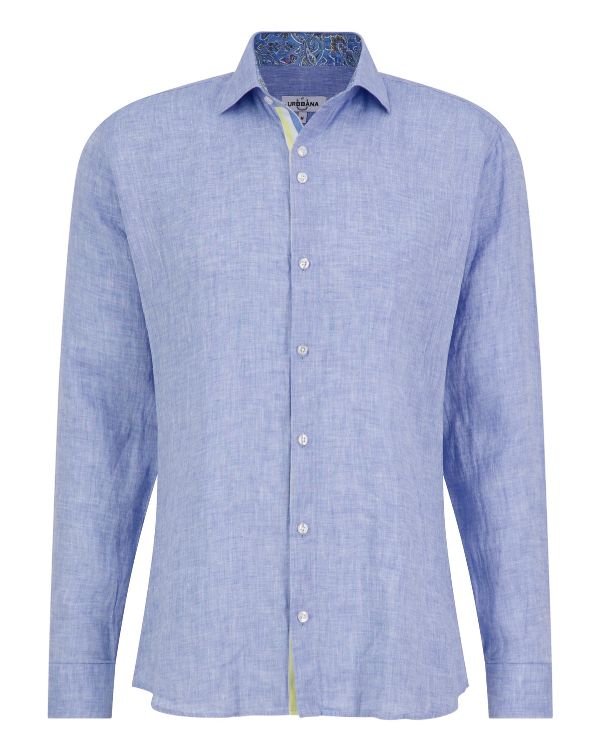 Persepolis Linen Shirt - Blue - Unique URBBANA Shirt Designs