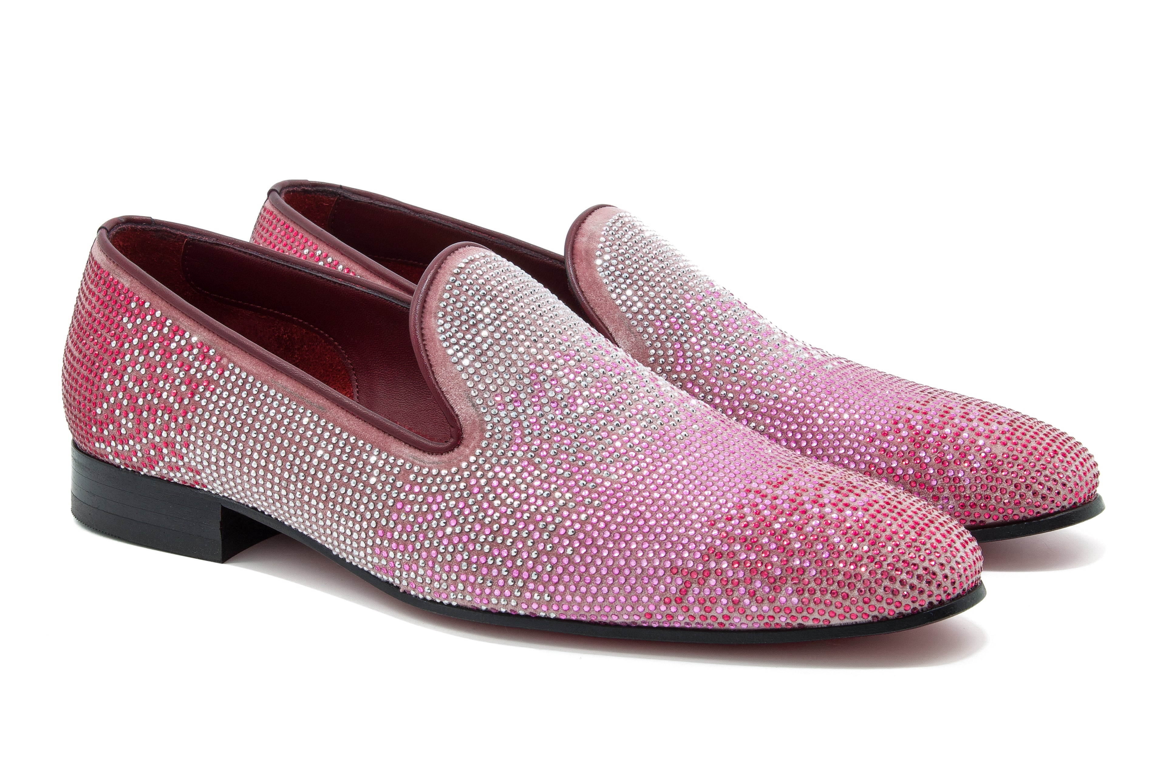 The Mandana Diamond Loafers - Pink