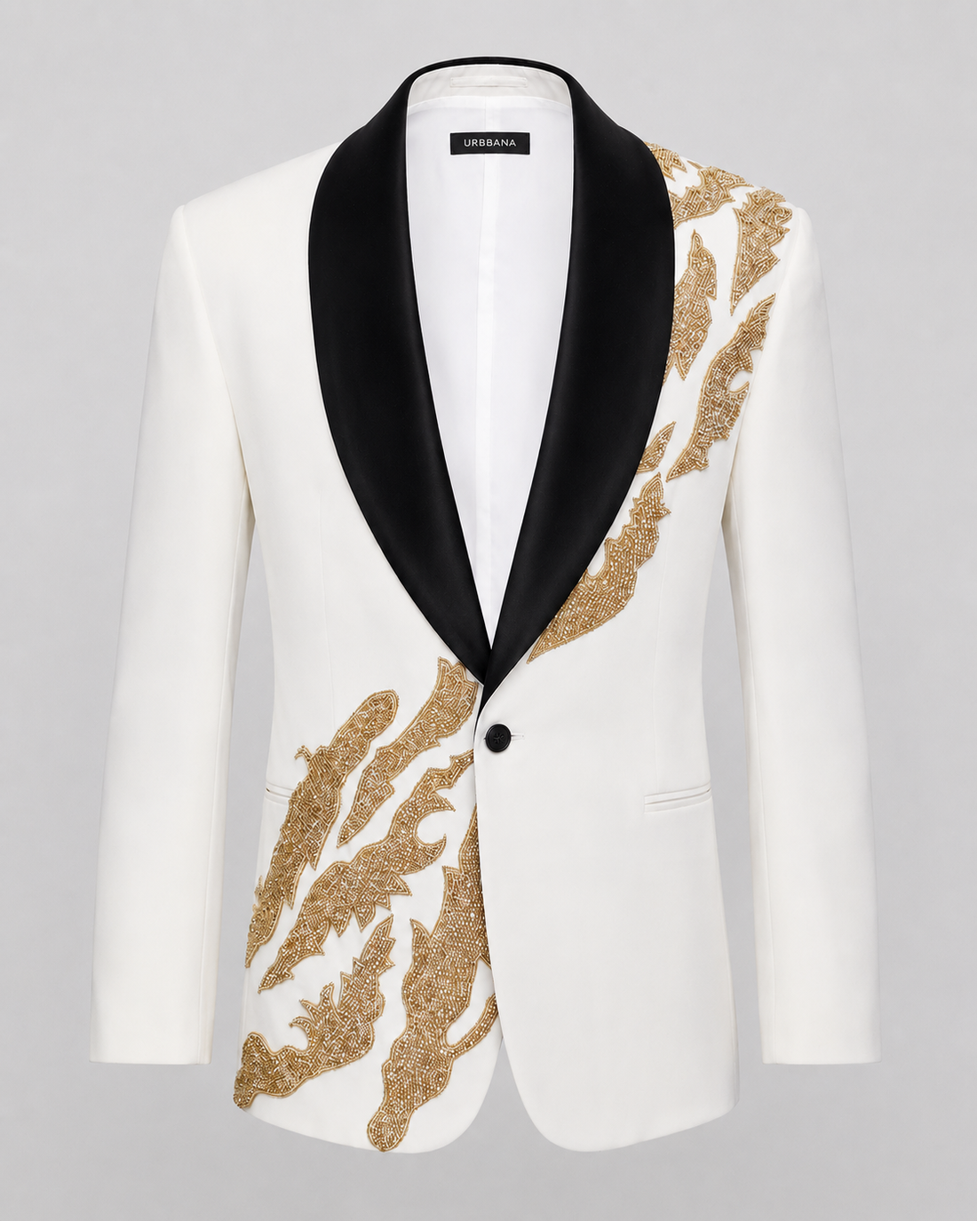The Fiery Gold &amp; White Jacket