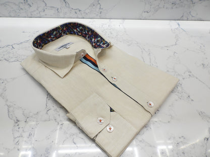 Persepolis Linen Shirt - Creme