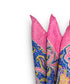 Pocket Square - Pink & Blue, Pink Paisley - URBBANA Pocket Square Collection