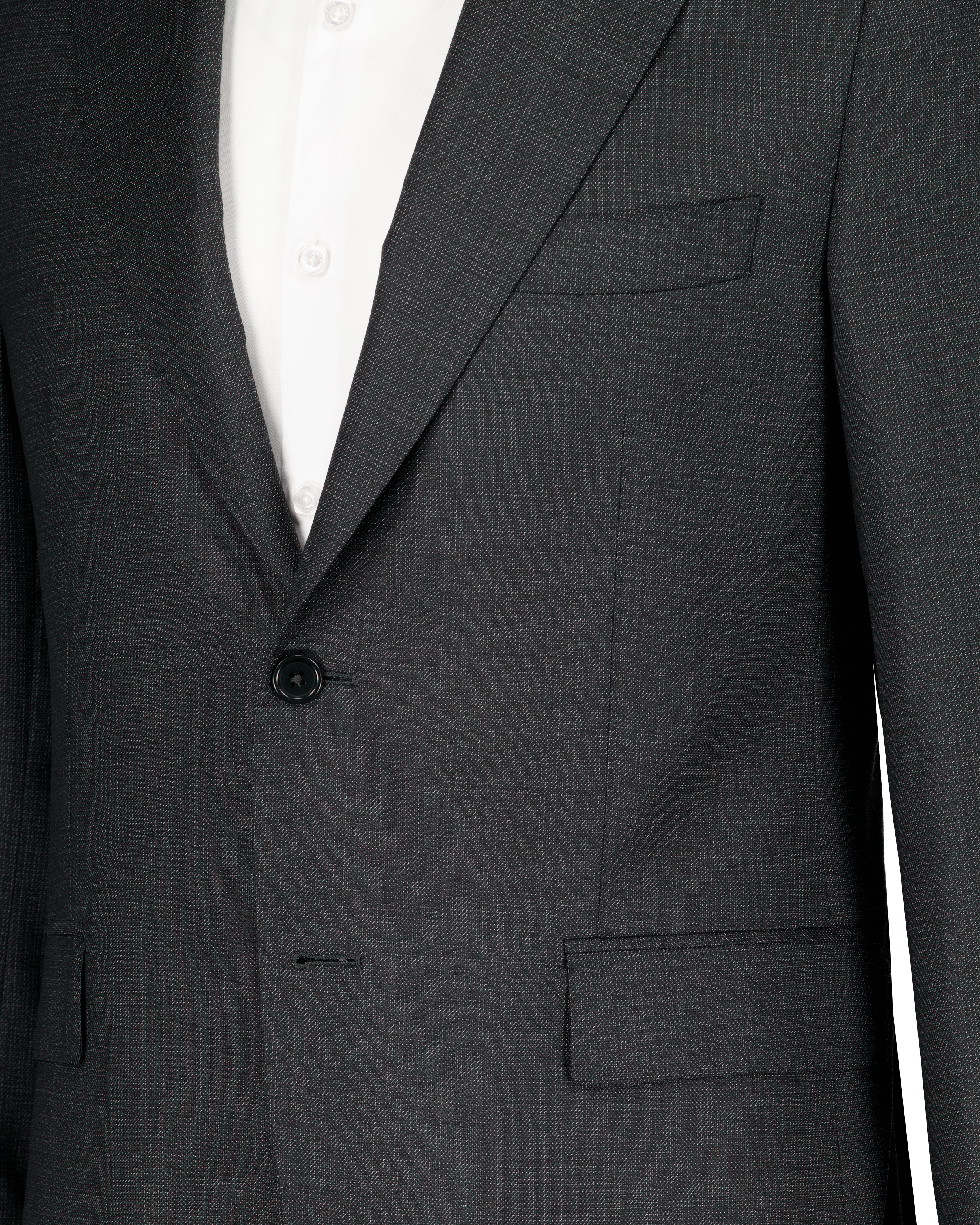 Marco Zegna Cloth Suit - Dark Charcoal - Made in Italy - Suit by Urbbana