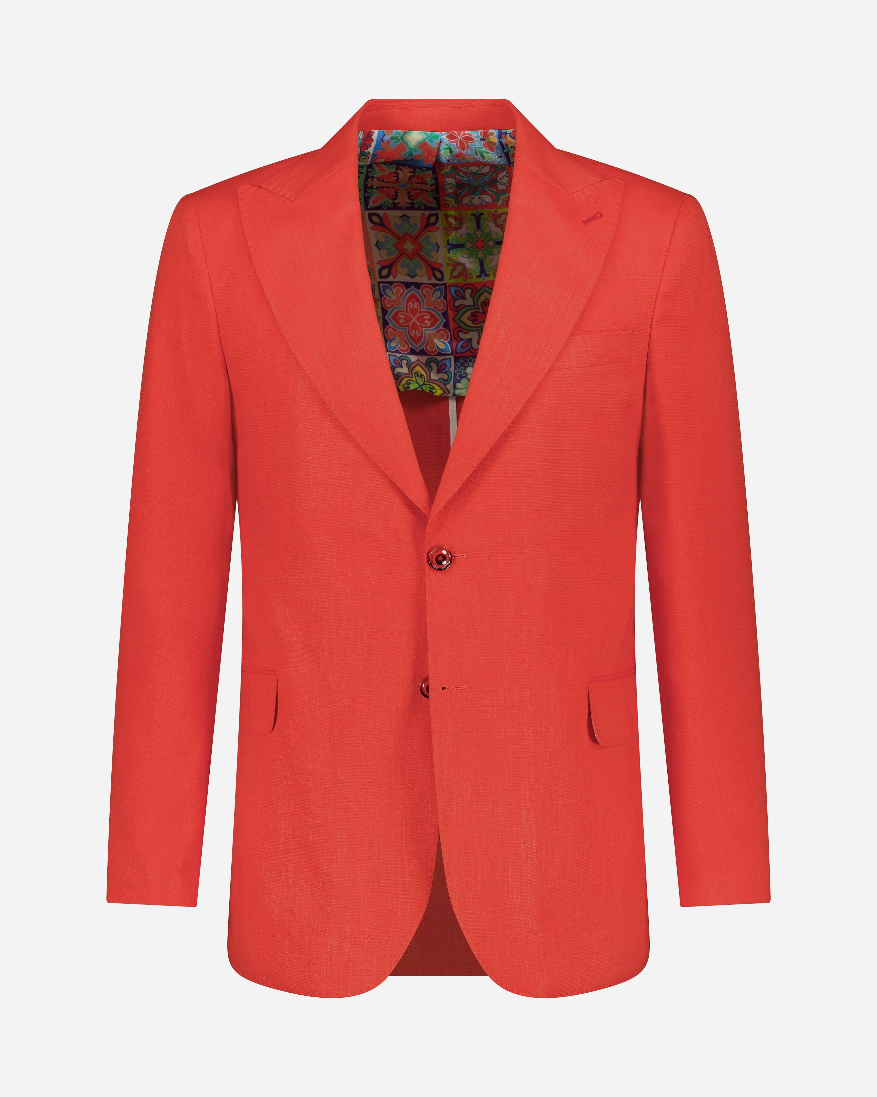 The Etreta Linen Jacket - Orange