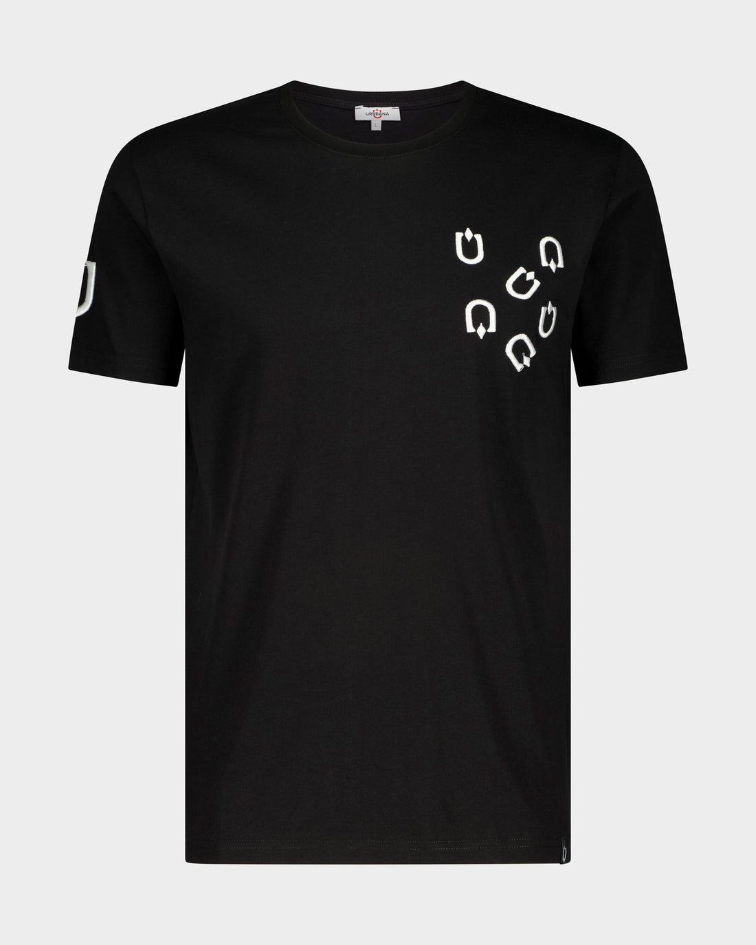 Embroidered Multi U - T Shirt - Black