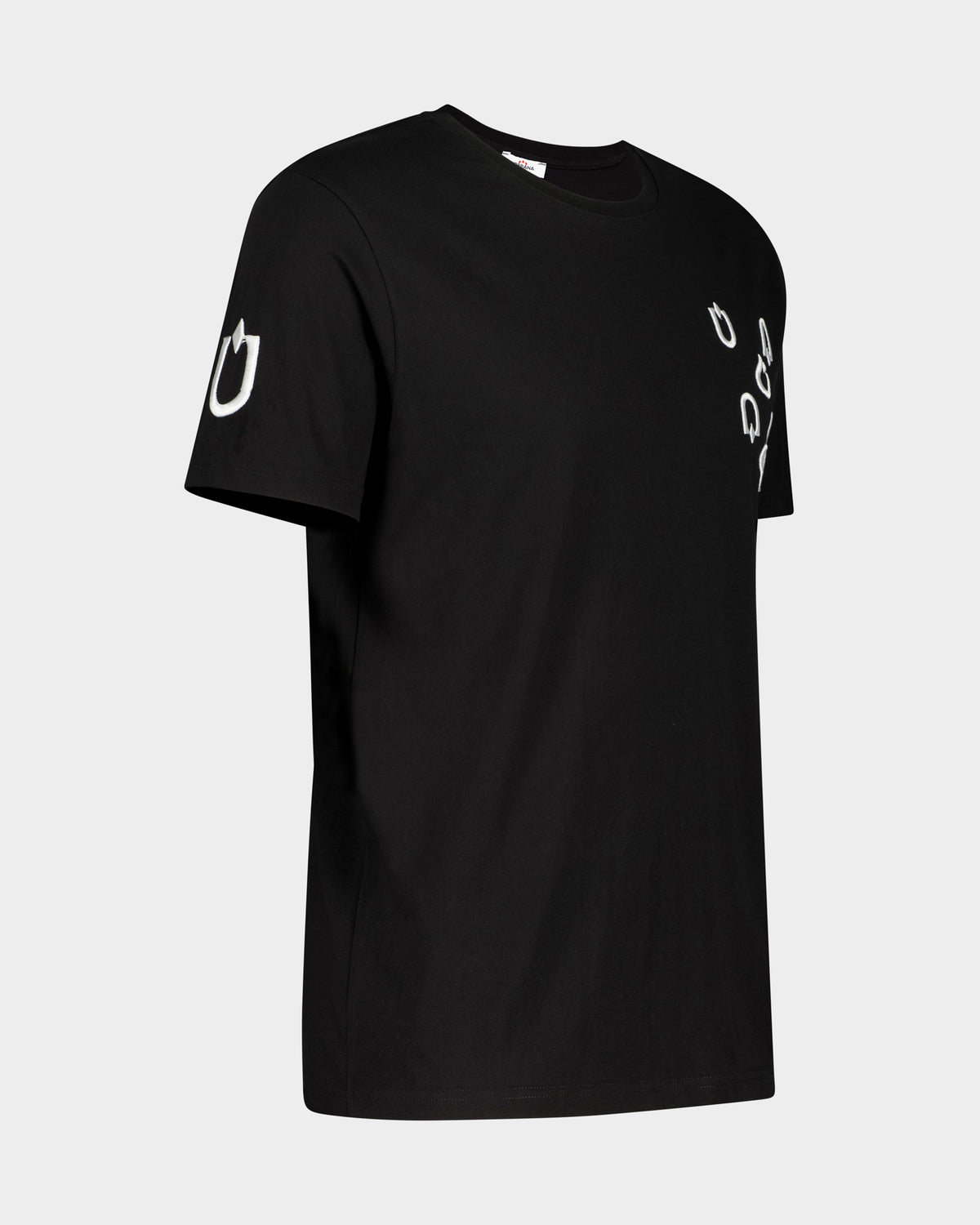 Embroidered Multi U - T Shirt - Black