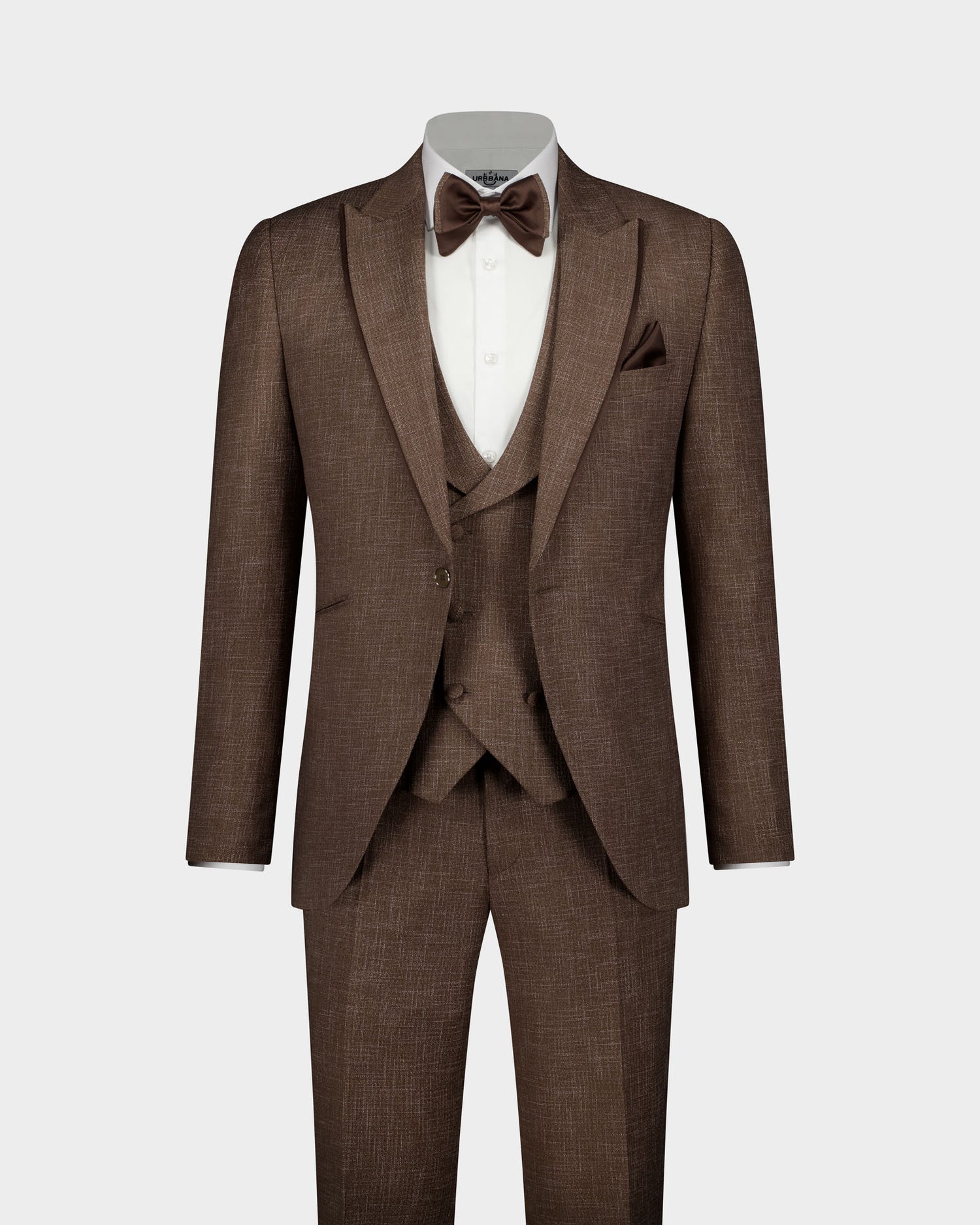 The Alkonost Brown Ceremonial 3pc Suit- Brown