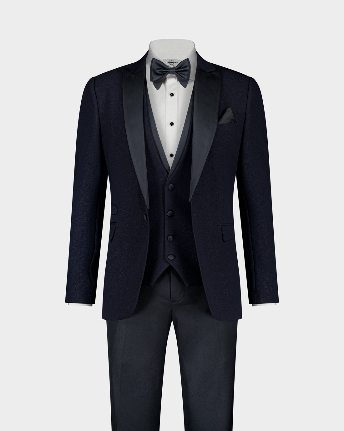 The Nebula Ceremonial 3pc Suit - Midnight Navy