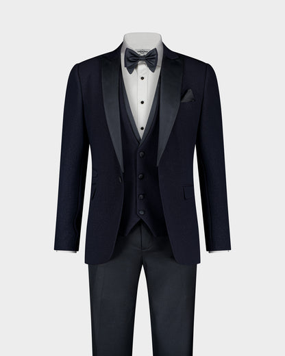 The Nebula Ceremonial 3pc Suit - Midnight Navy