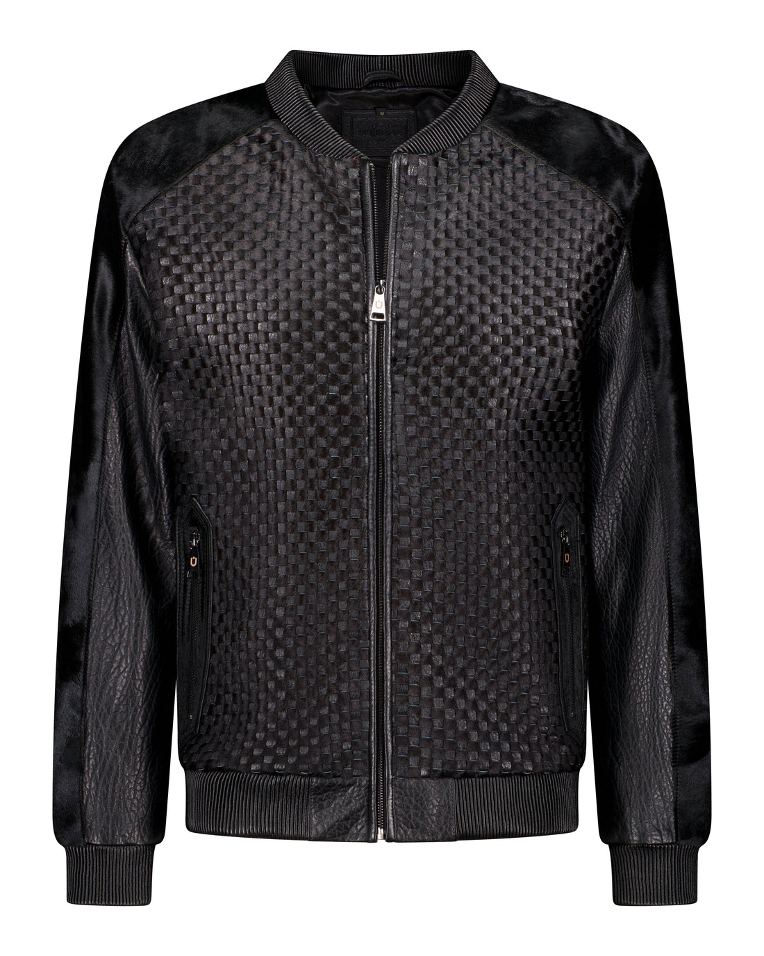 Horsehair Leather Jacket - Black